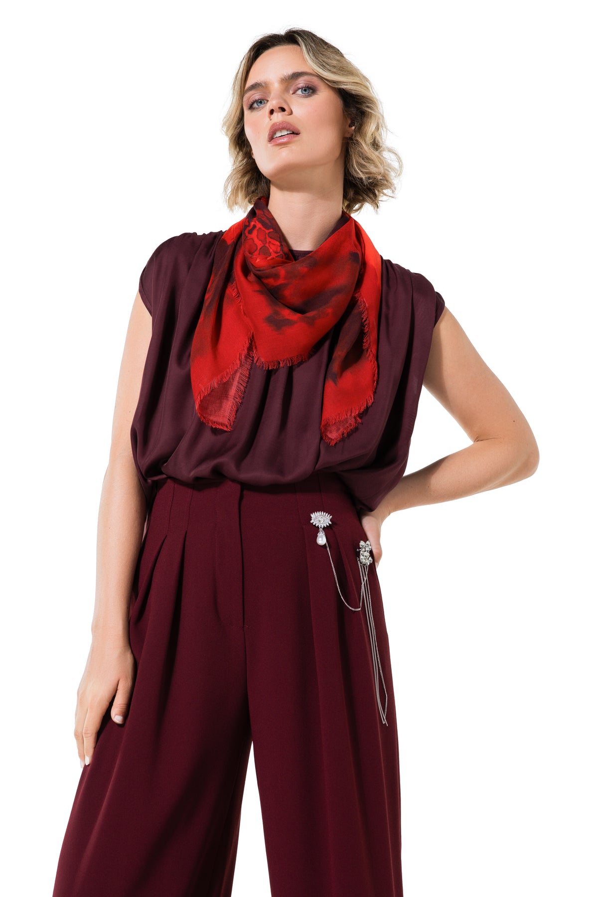 Broek Bordeaux Caroline Biss ( 6522/51 )