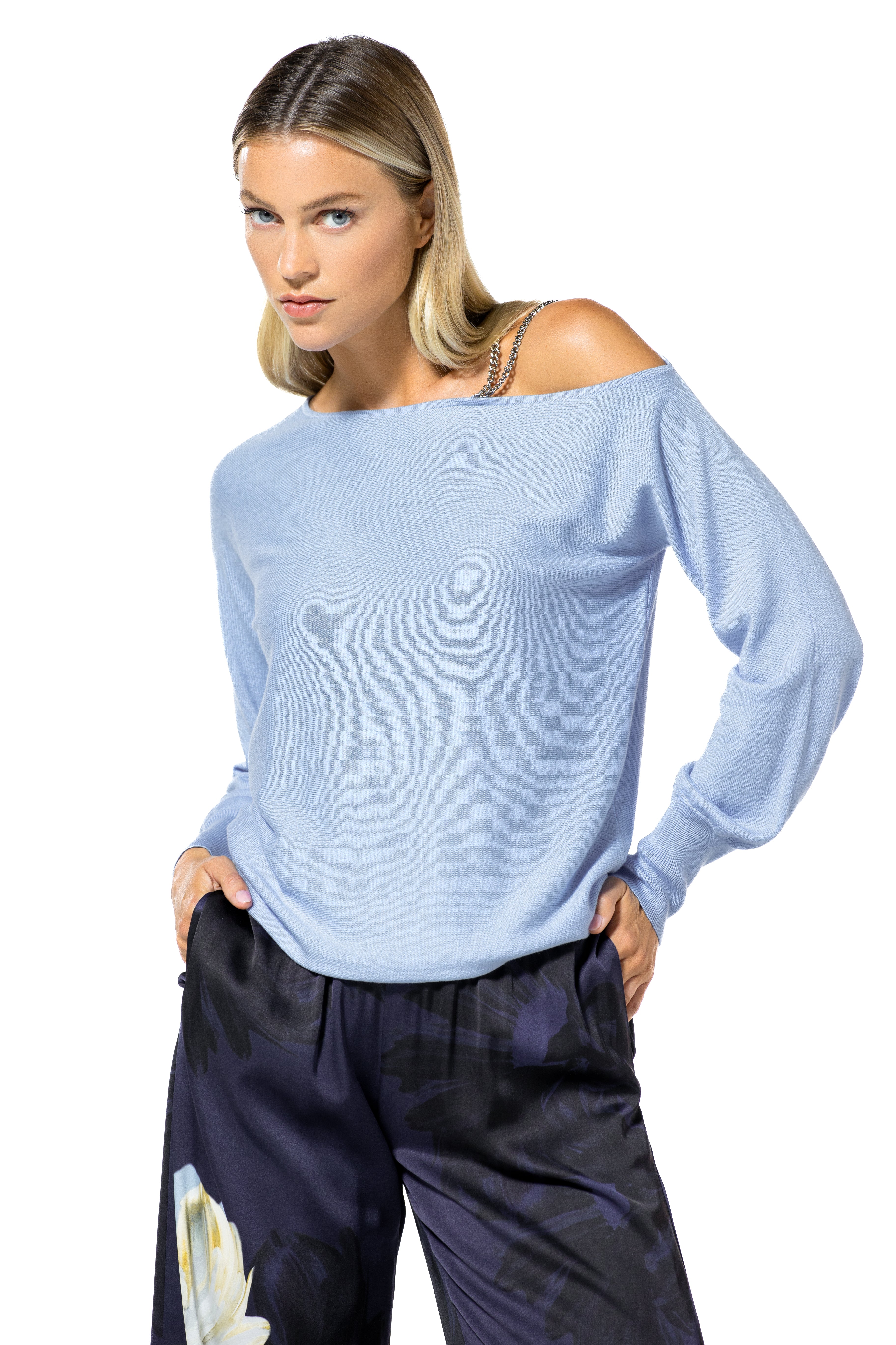 Pull Bleekblauw Caroline Biss ( 6204/27 )