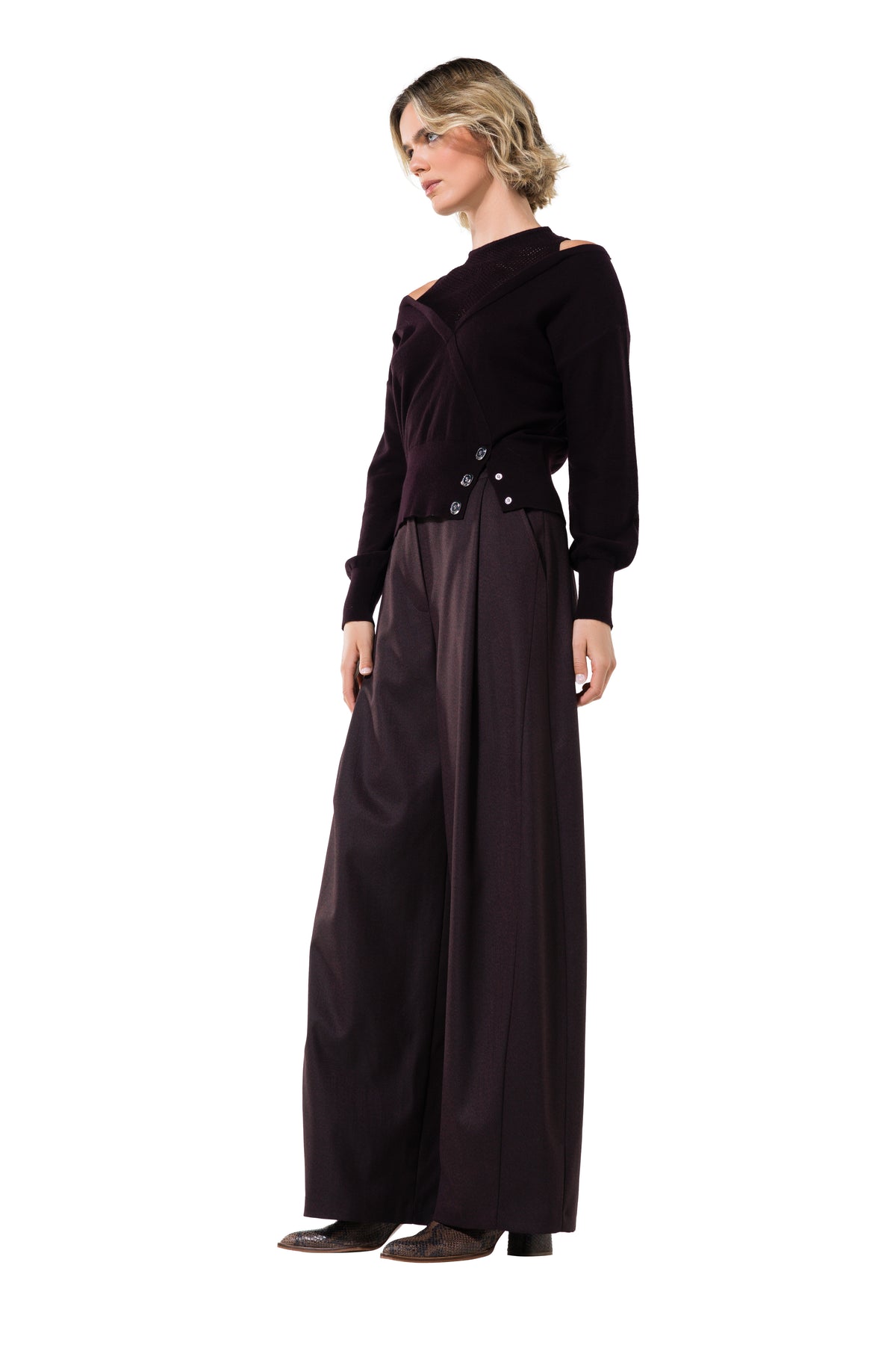 Pull Aubergine Caroline Biss ( 6201/53 )