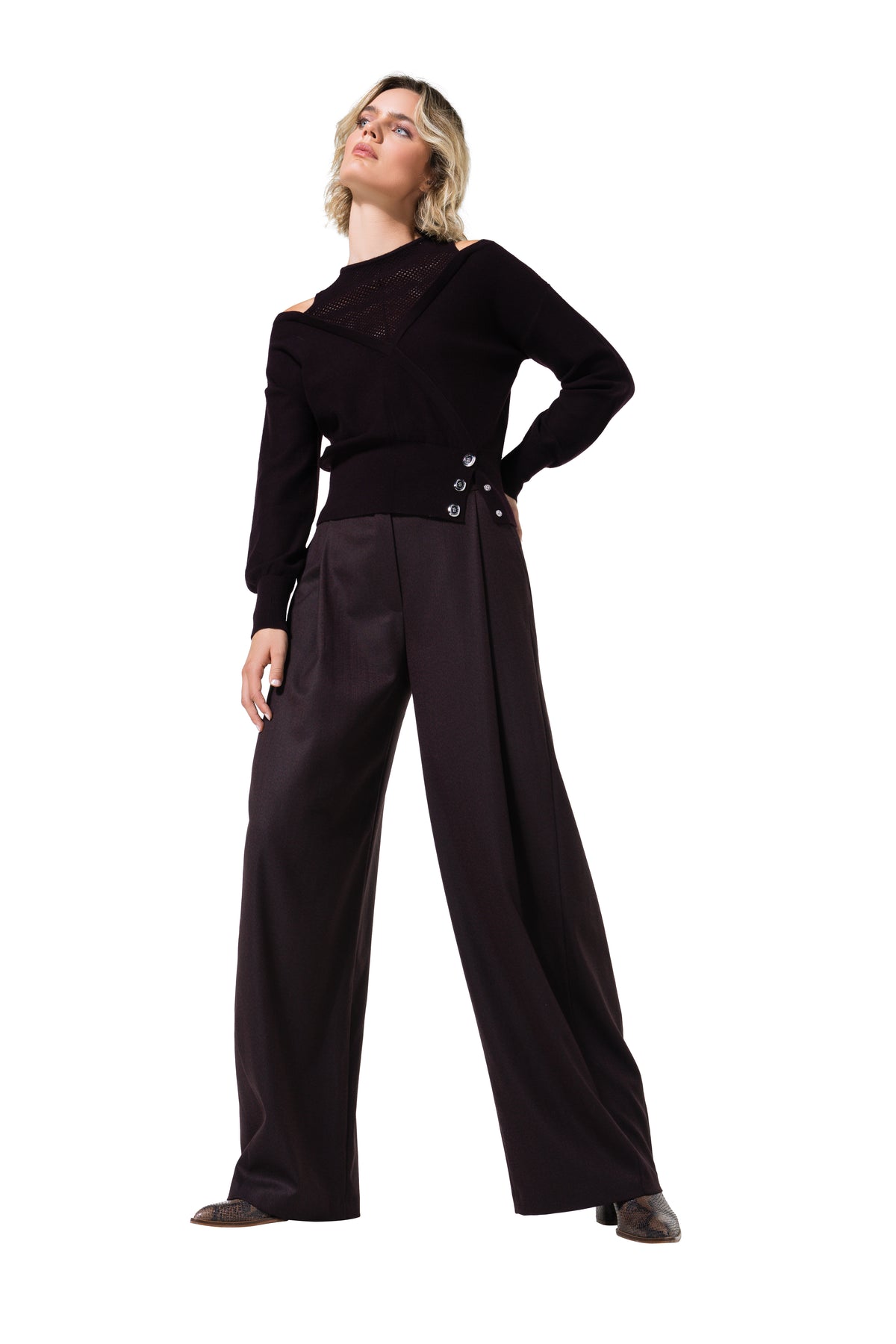Pull Aubergine Caroline Biss ( 6201/53 )