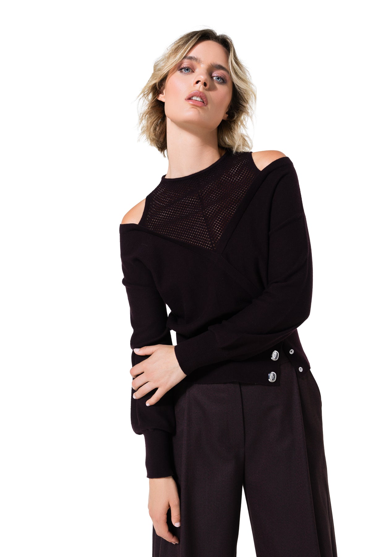 Pull Aubergine Caroline Biss ( 6201/53 )