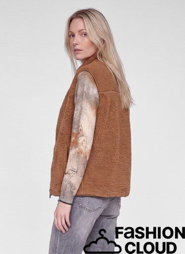 Giletvest Cognac Rabe ( 121871/7685 )