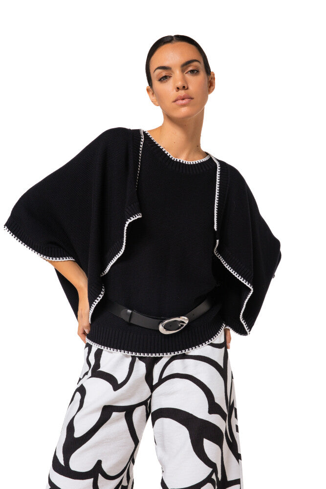 Giletpull Zwart Caroline Biss ( 1225/10 )