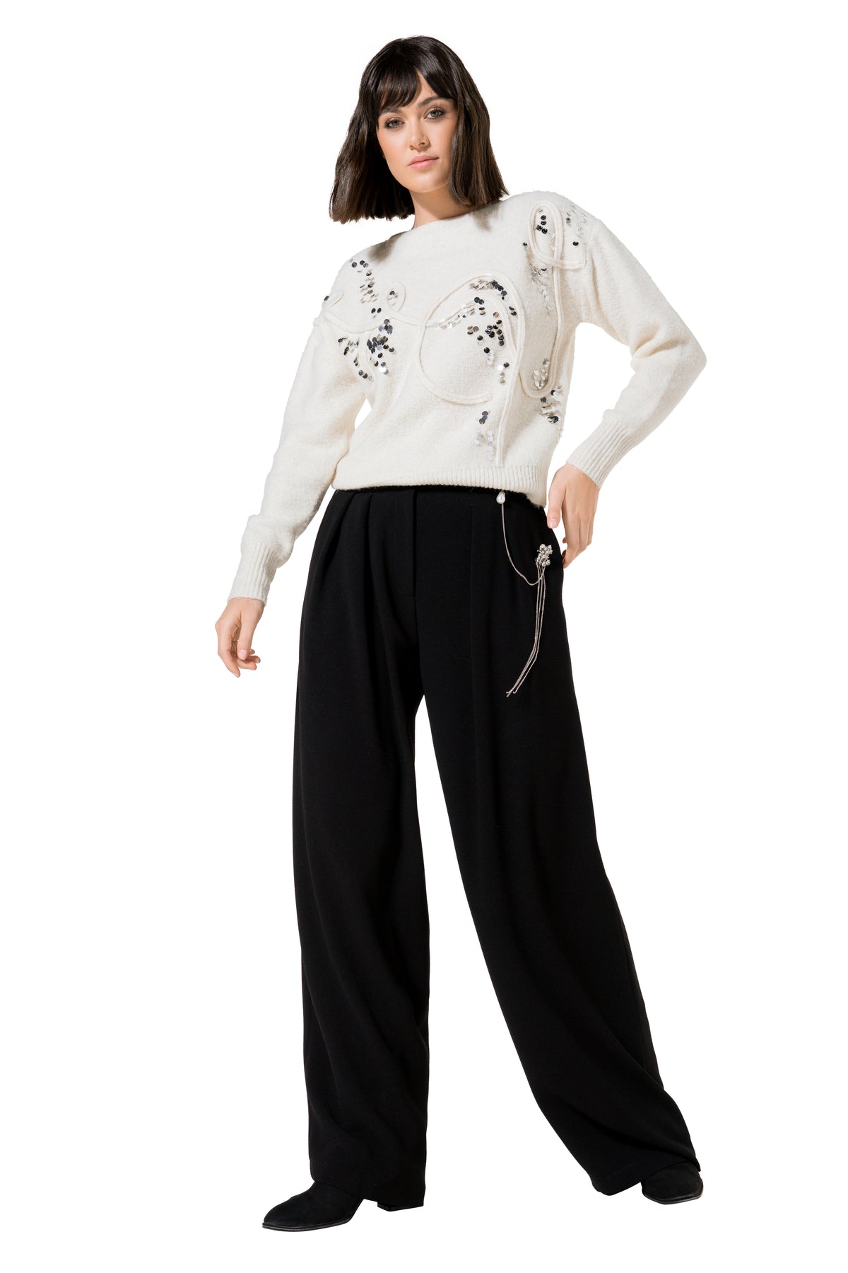 Broek Zwart Caroline Biss ( 6508/10 )