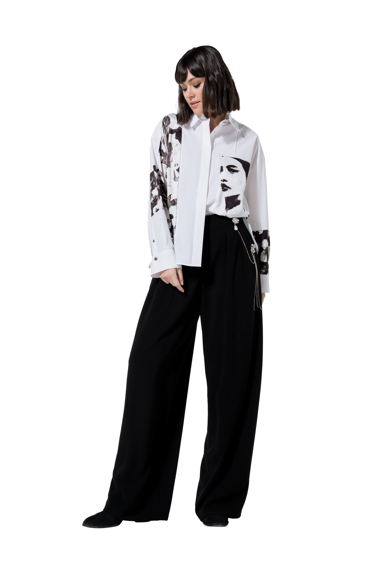 Broek Zwart Caroline Biss ( 6508/10 )