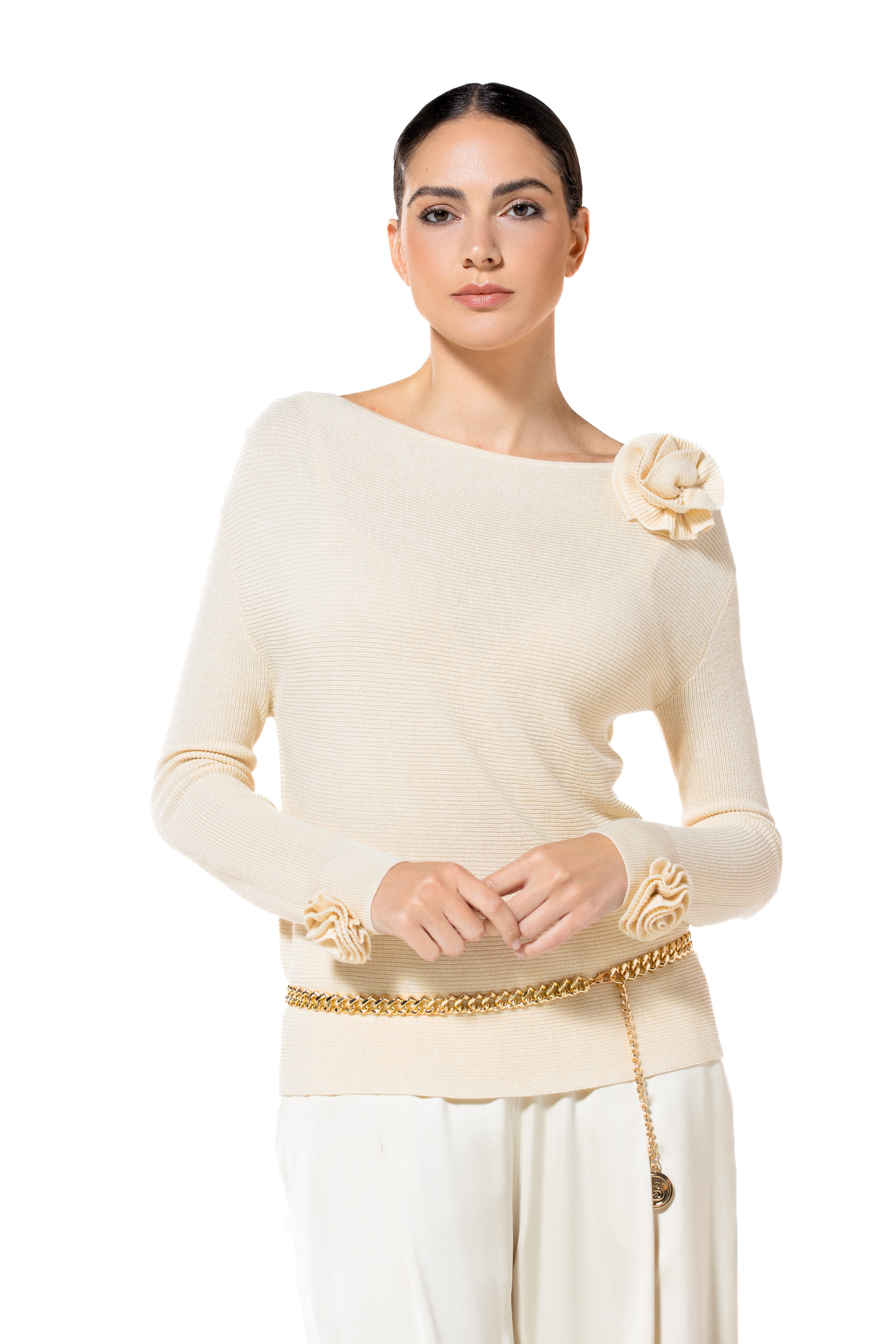 Pull Champagne Caroline Biss ( 6208/84 )