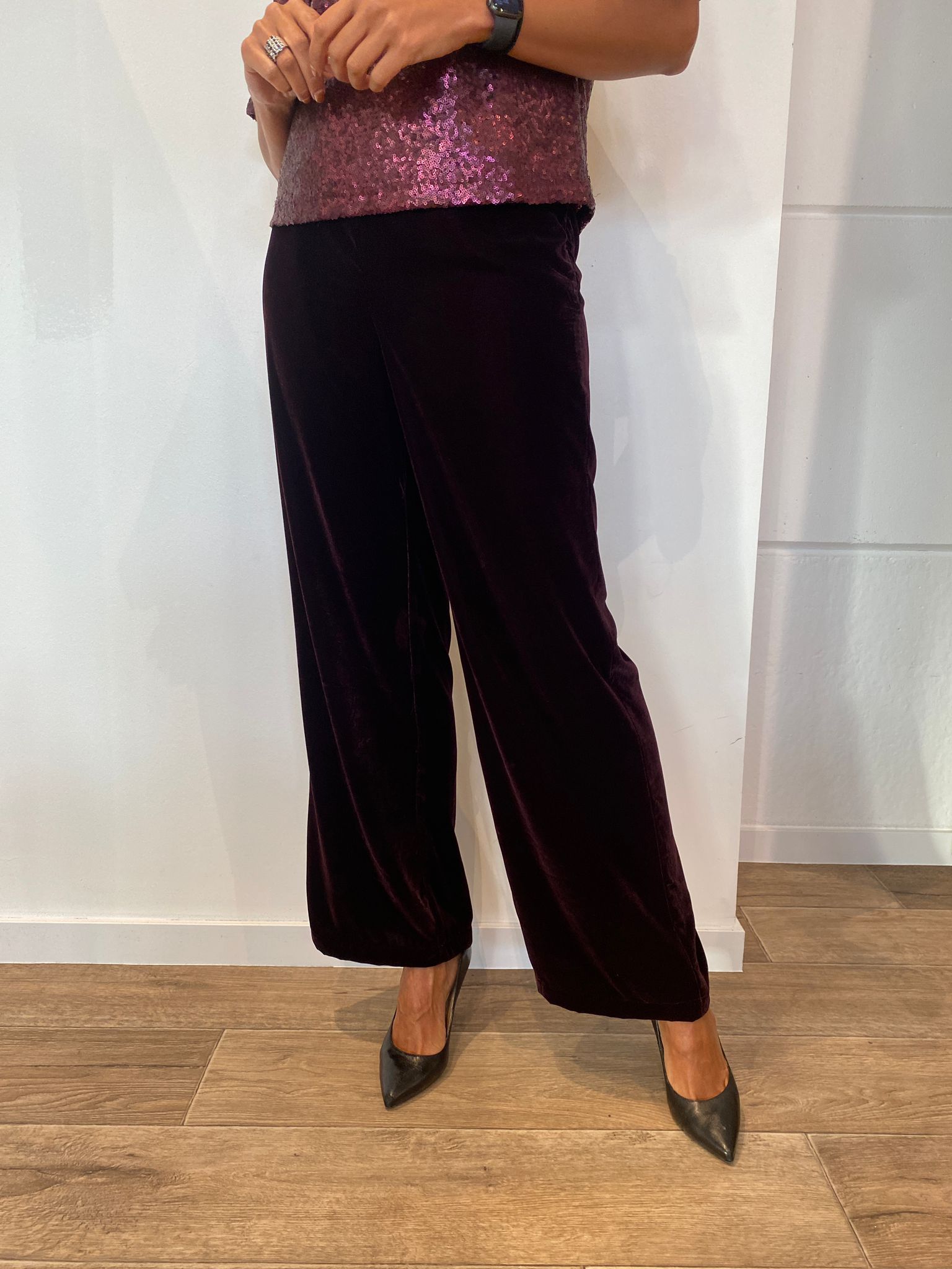 Pantalon Violet Atmos Fashion (9850 Elange Prune)