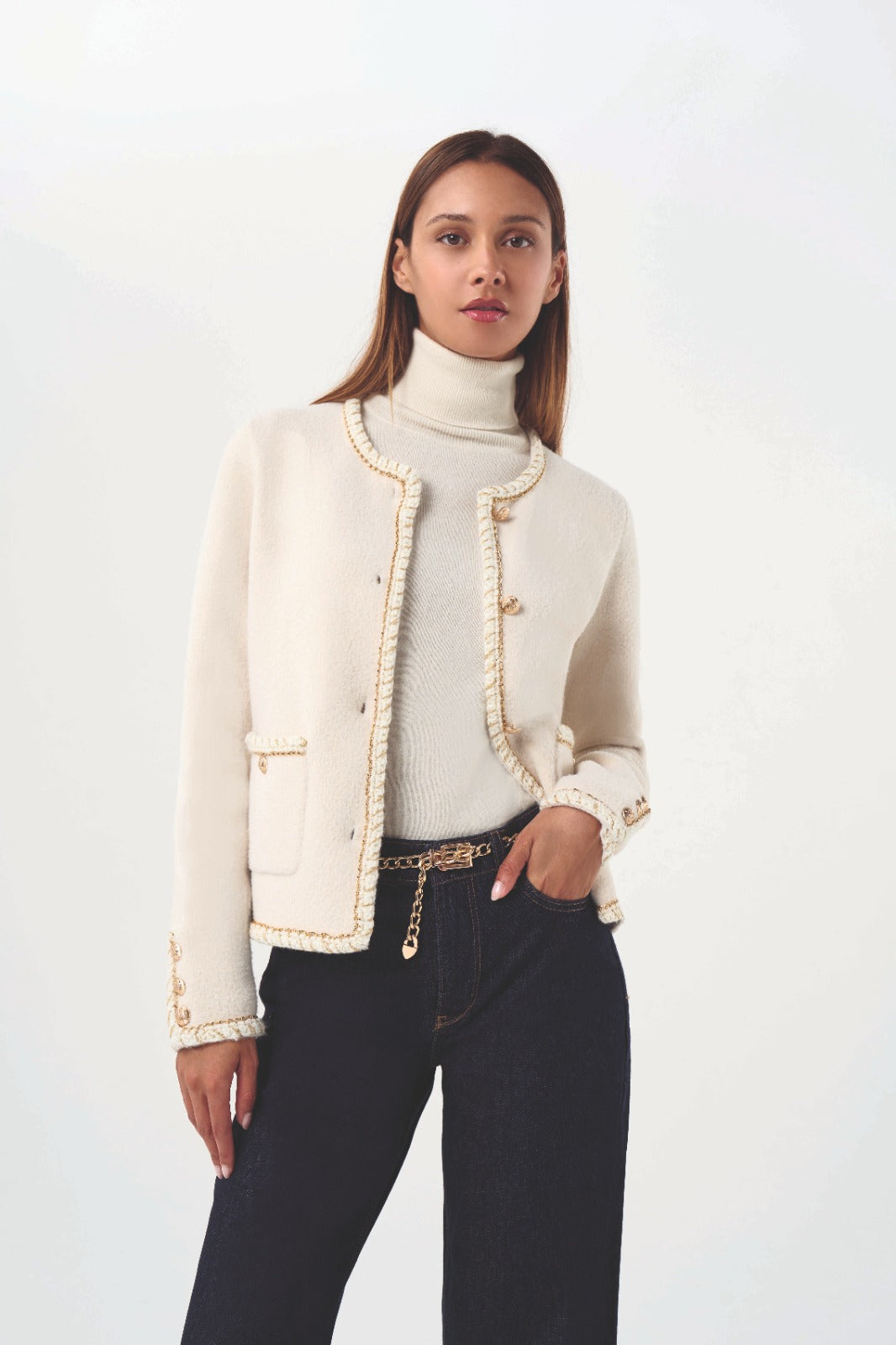 Vest Wit Leo & Ugo ( Rh781/Offwhite )