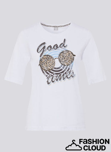 T-Shirt Wit Rabe ( 118356/6003 )