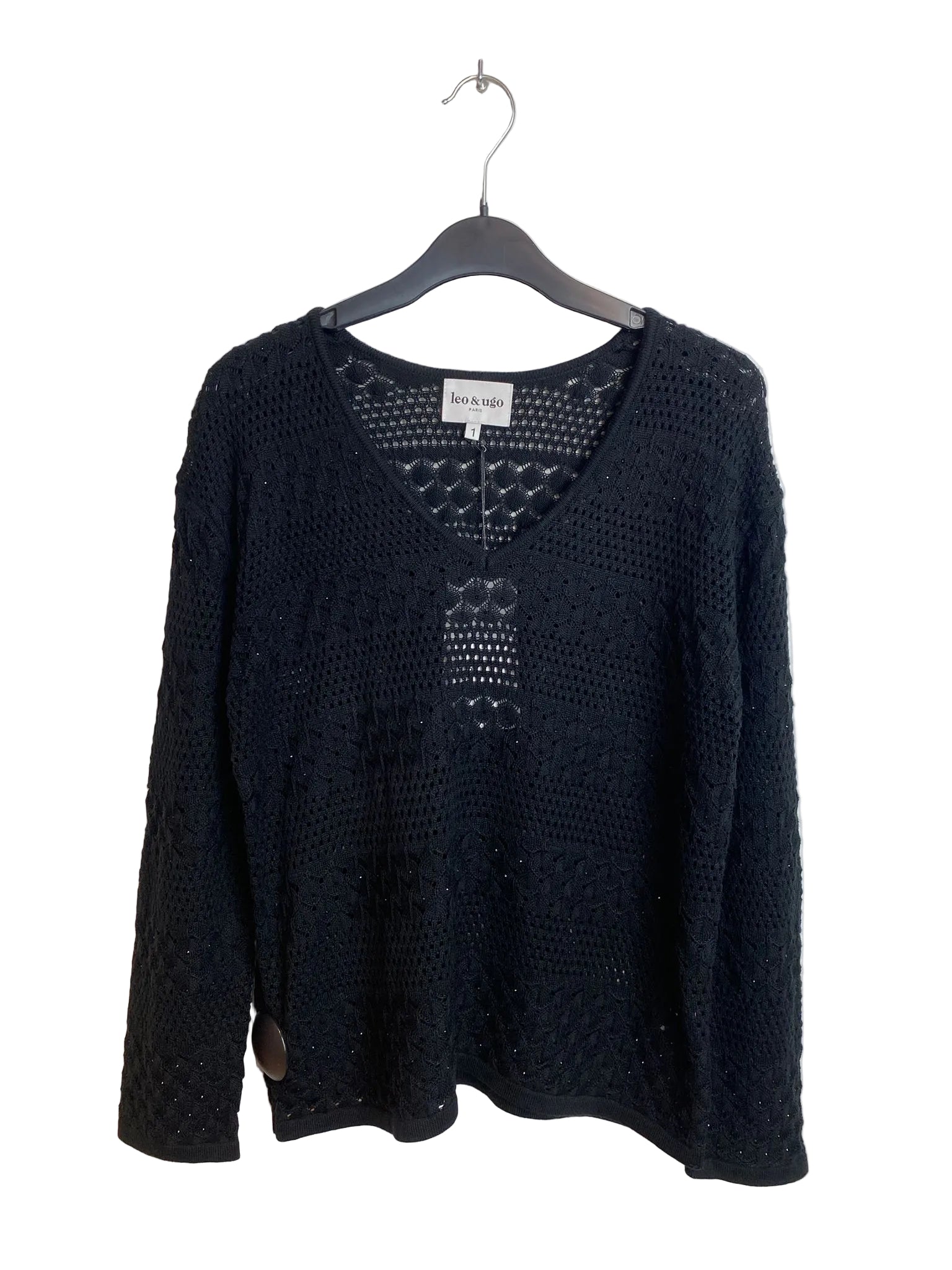 Pull noir Leo & Ugo (Be708/Noir)