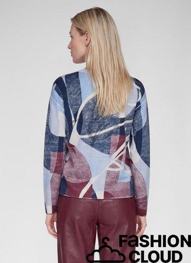Pull bleu pâle Rabe (114613/7305)