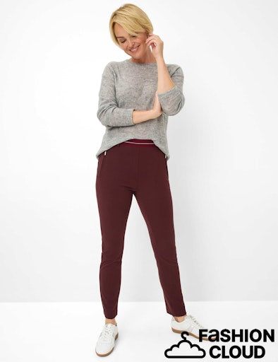 Broek Aubergine Raphaela (Brax) ( Lillyth 502/80 )