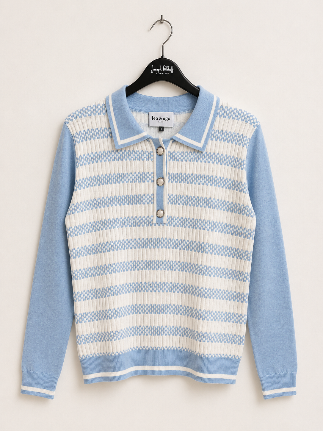 Pull Bleekblauw Leo & Ugo ( Ah210/Light Blue )