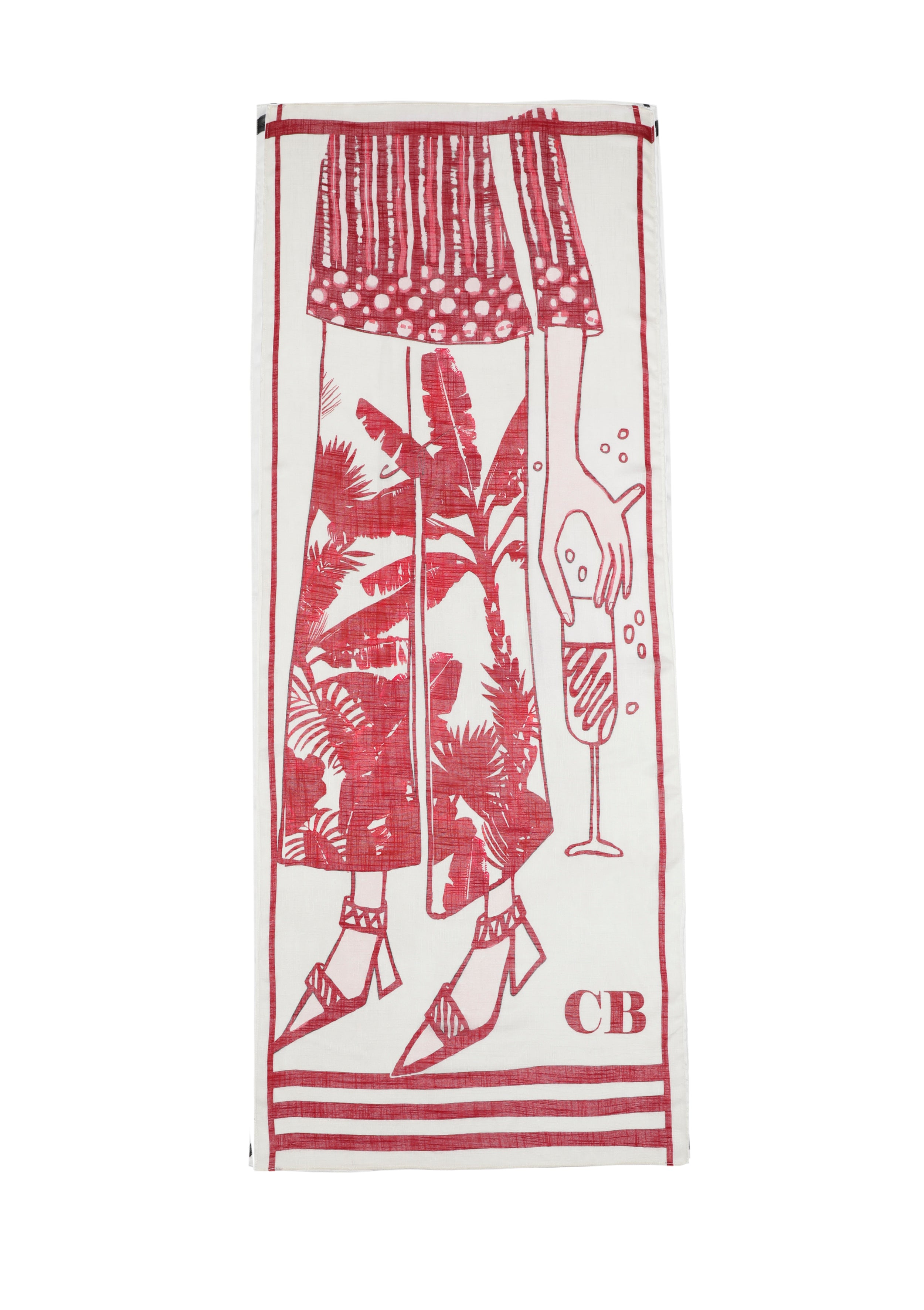 Sjaal Rood Caroline Biss ( 1010/59 )