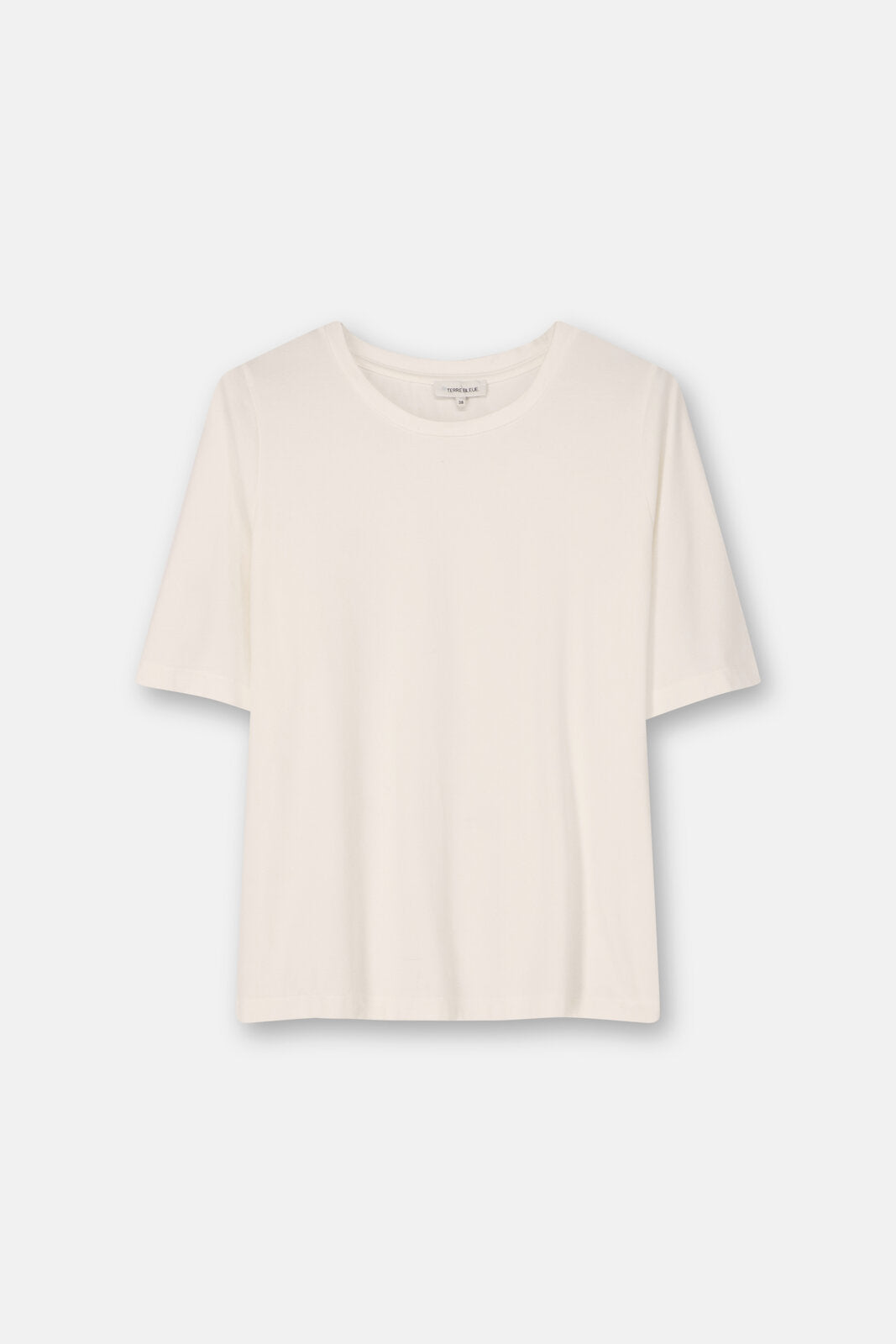T-Shirt Ecru Terre Bleue ( Bea/001 )