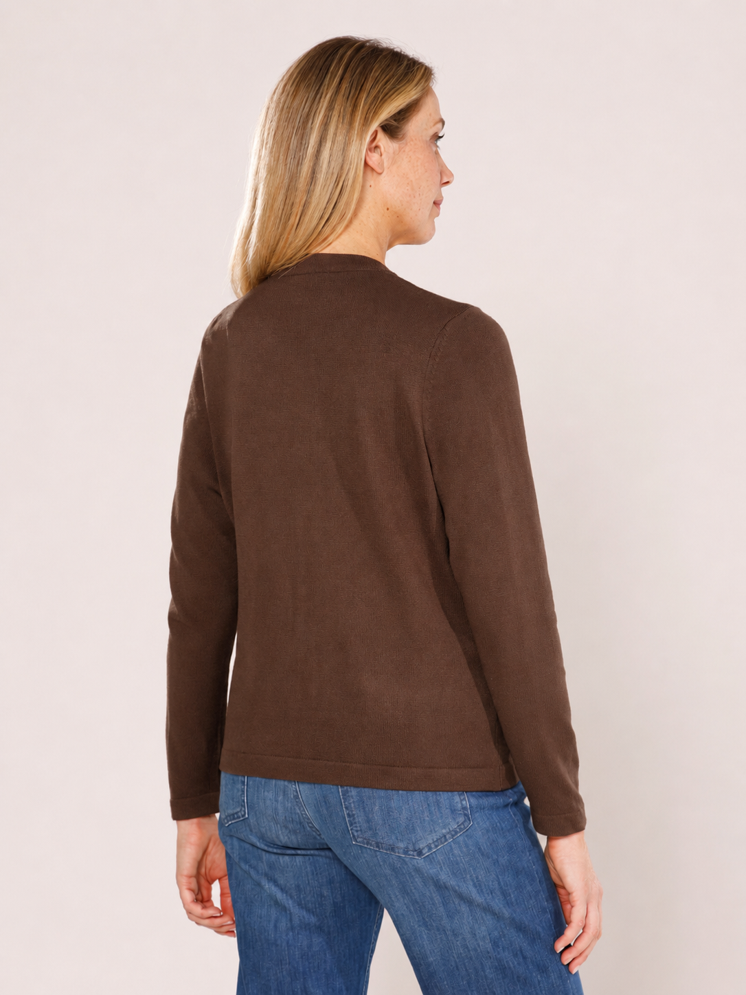 Cardigan Marron Gollehaug ( 12028/186 )