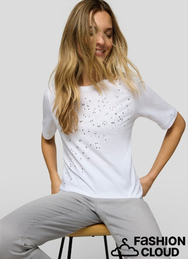 T-shirt blanc Rabe ( 117311/6003 )