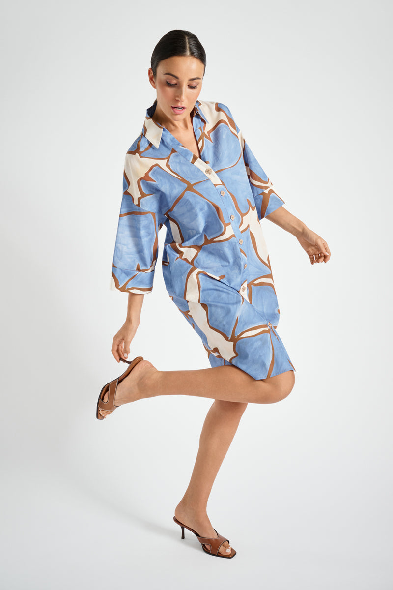 Kleedje Blauw Marie Mero ( Dr16/715 )