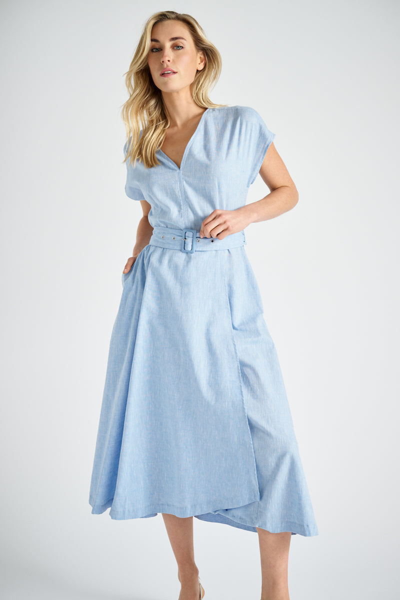 Kleedje Bleekblauw Marie Mero ( Dr03/190 )