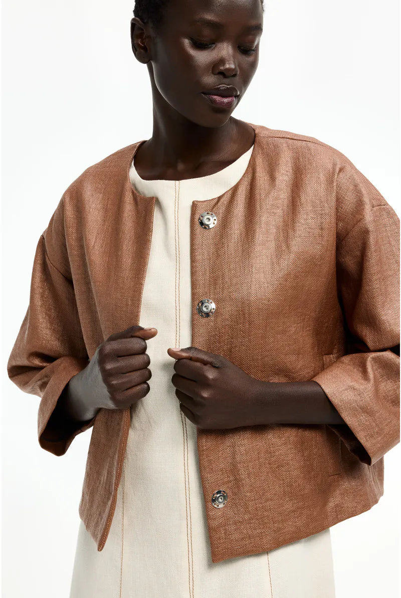 Vest Bruin Xandres ( Julia/1711 )