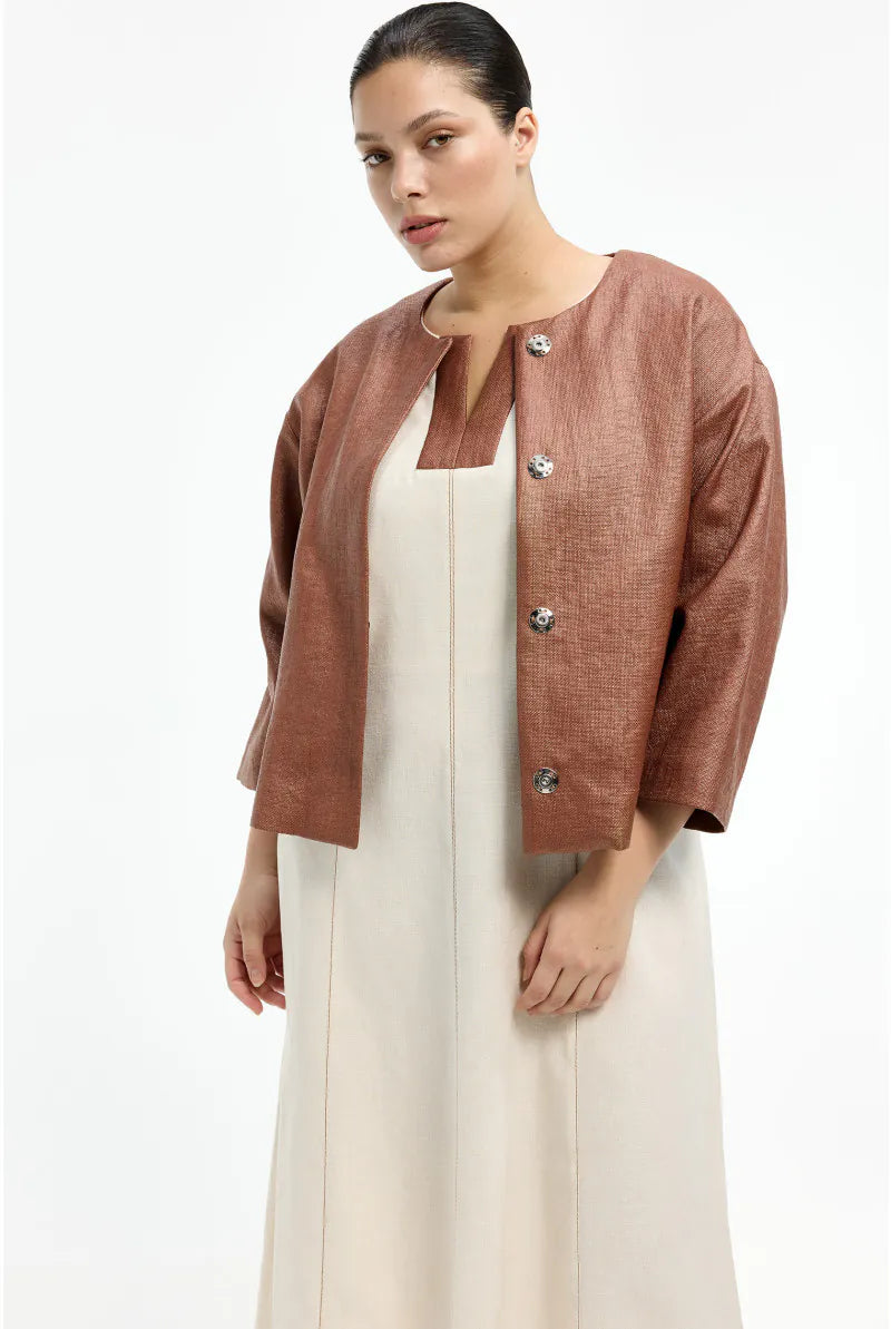Vest Bruin Xandres ( Julia/1711 )