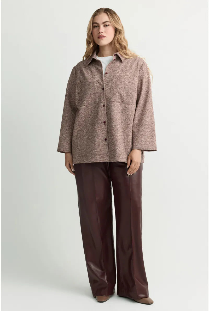 Broek Aubergine Xandres ( Pietrovic/0491 )