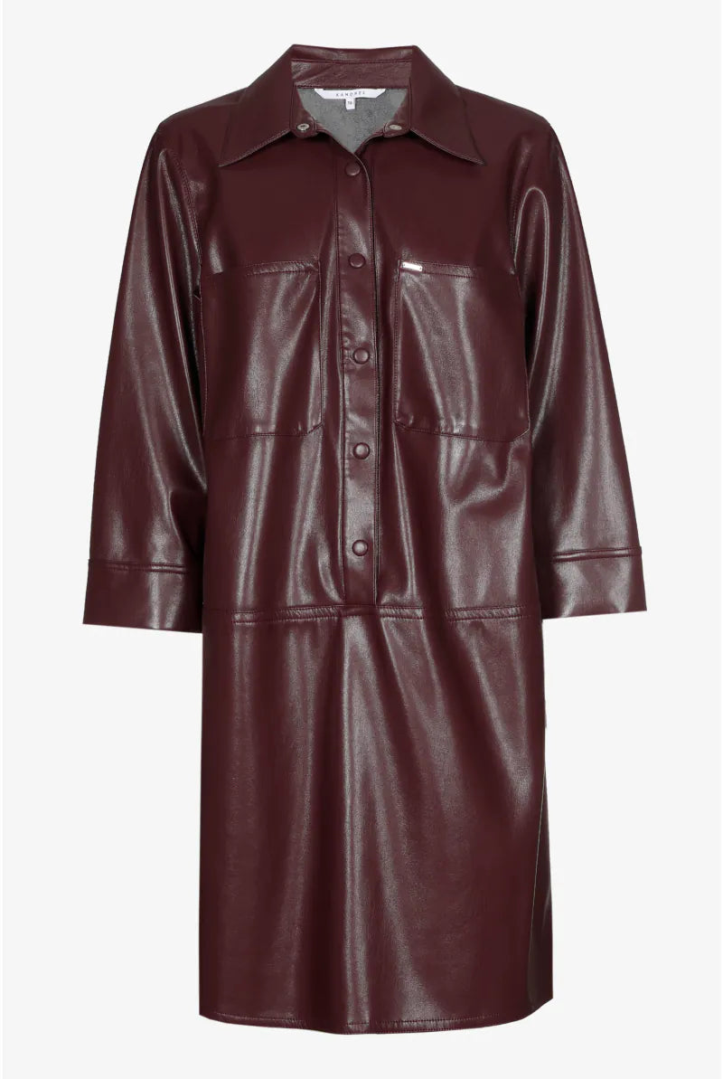 Kleedje Aubergine Xandres ( Kobien/0491 )