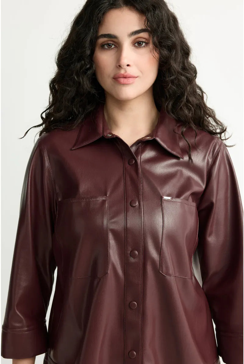 Kleedje Aubergine Xandres ( Kobien/0491 )