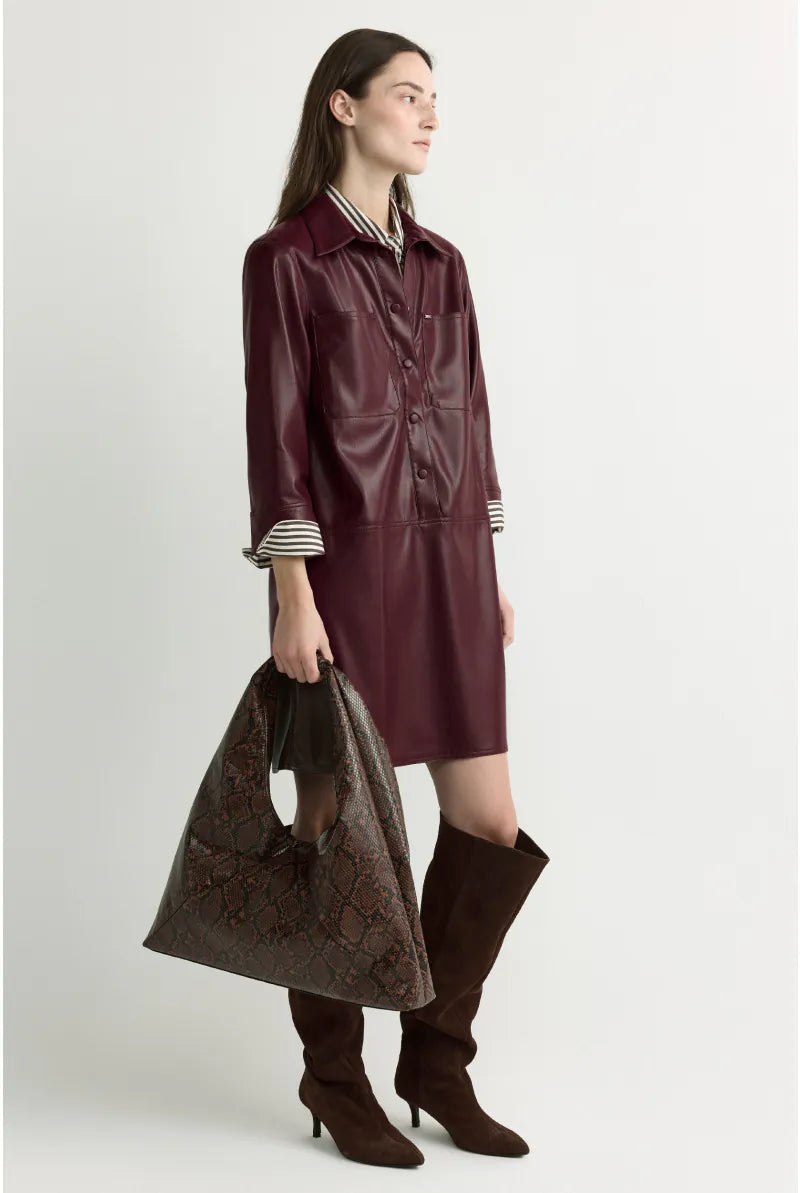 Kleedje Aubergine Xandres ( Kobien/0491 )