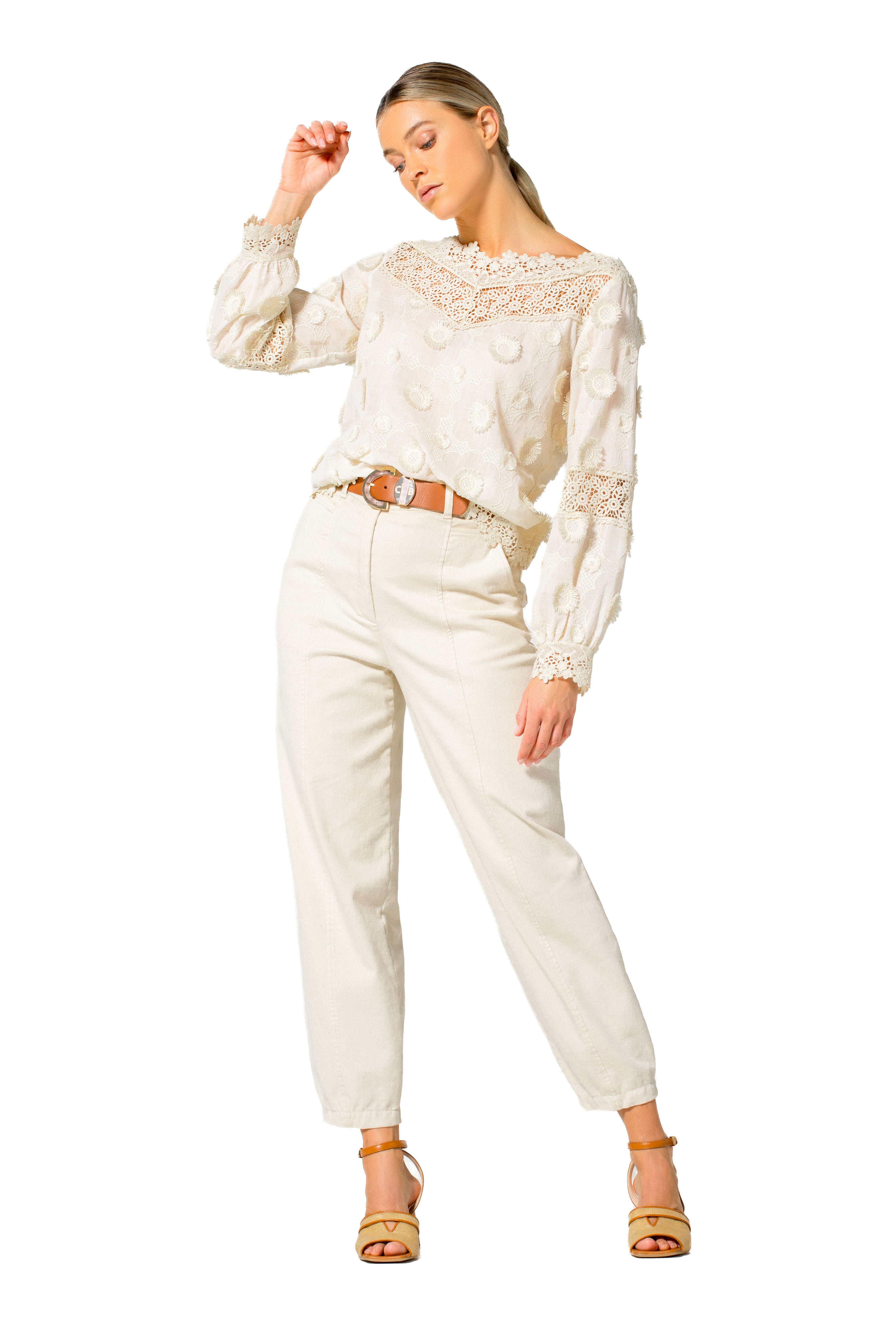 Broek Beige Caroline Biss ( 1535/93 )