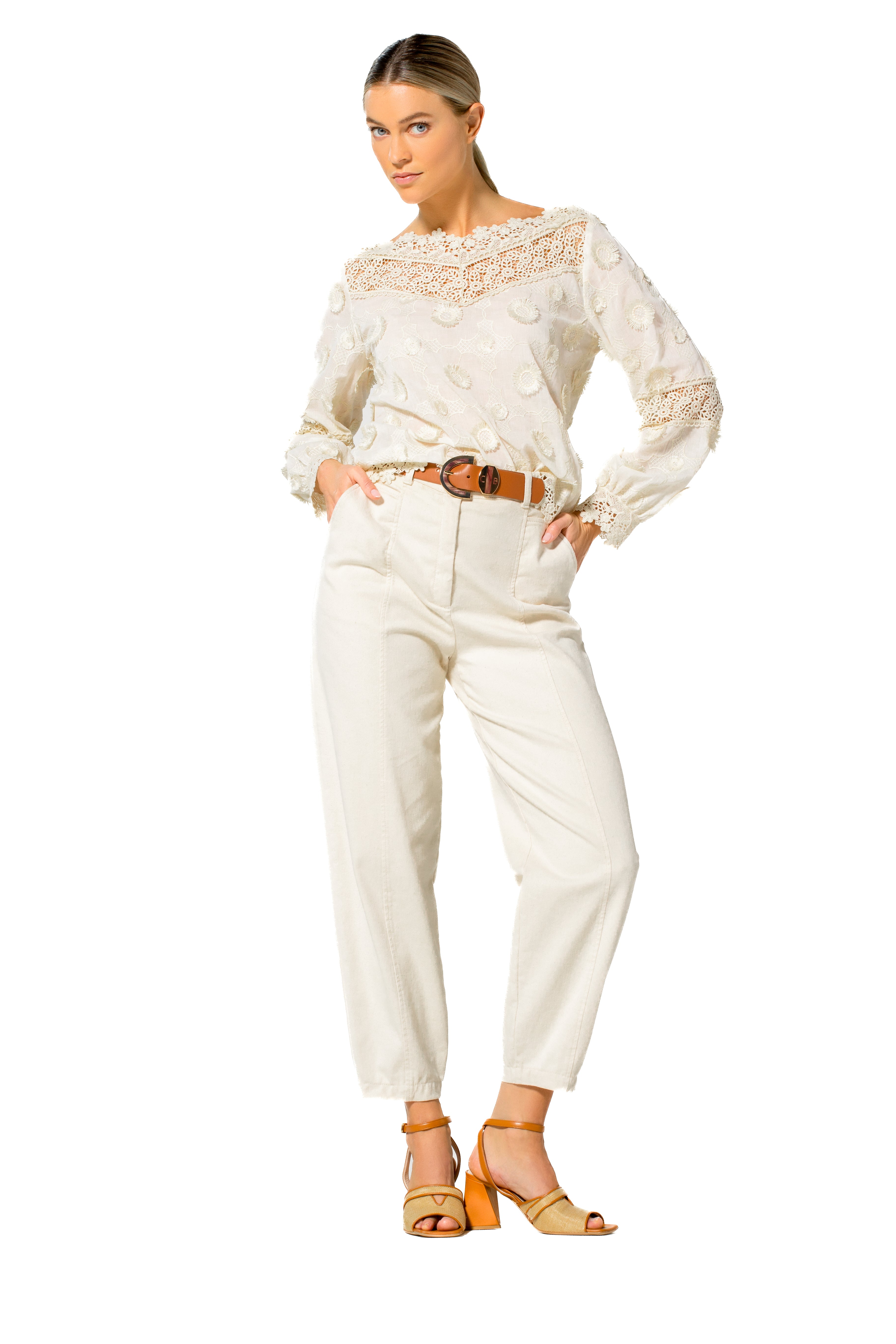 Broek Beige Caroline Biss ( 1535/93 )