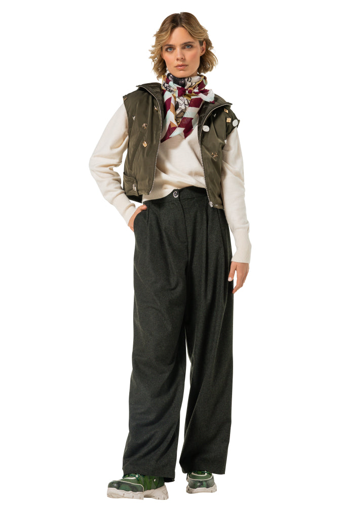 Giletvest Groen Caroline Biss ( 4428/61 )