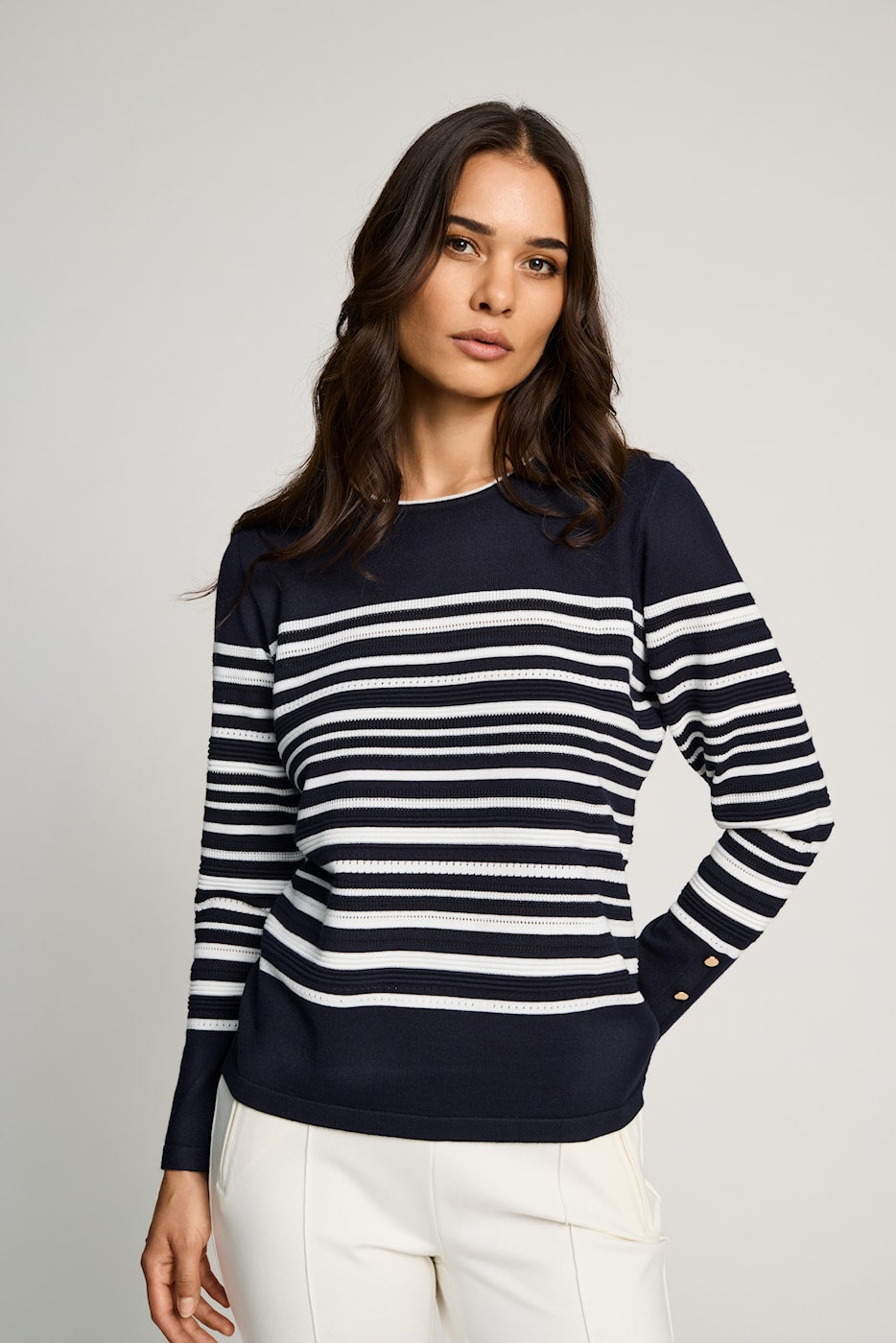 Pull Donkerblauw Micha ( 180172/60218 )