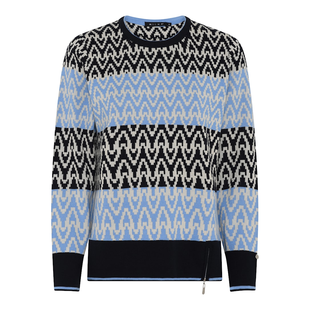 Pull Blauw Micha ( 182139/38916 )