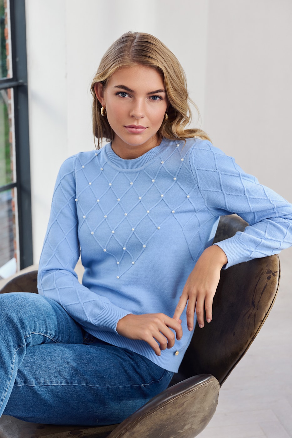 Pull Bleekblauw Micha ( 183133/5118 )