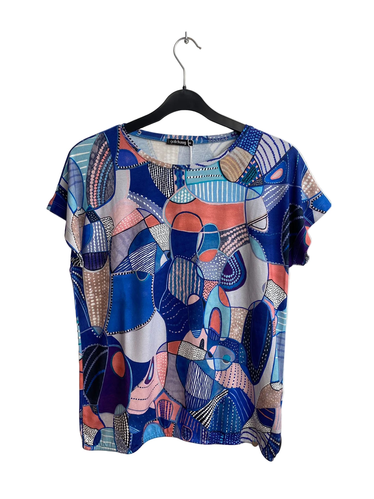 T-Shirt Blauw Gollehaug ( 23231/639 )