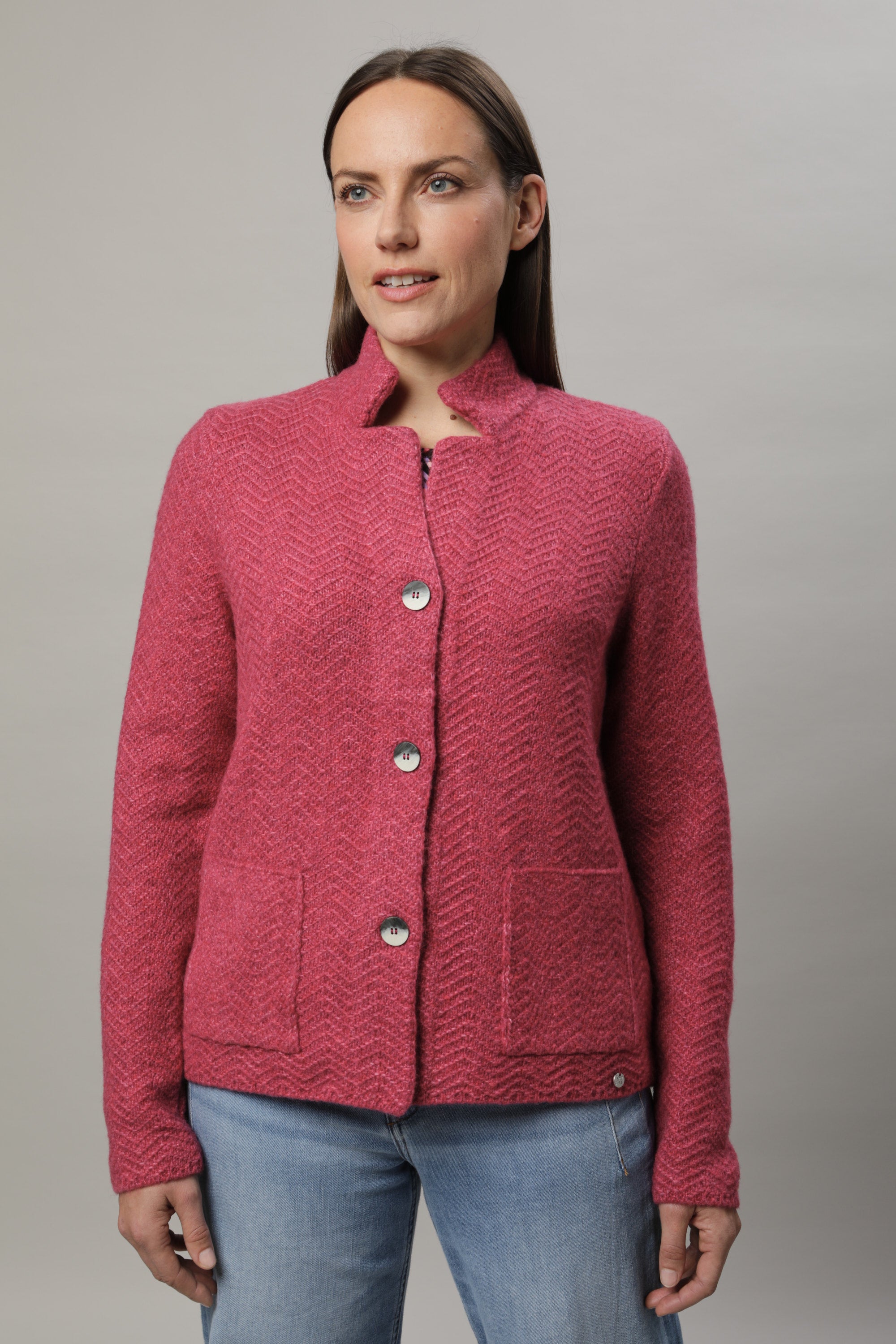 Giletpull Fuchia Gollehaug ( 12074/448 )