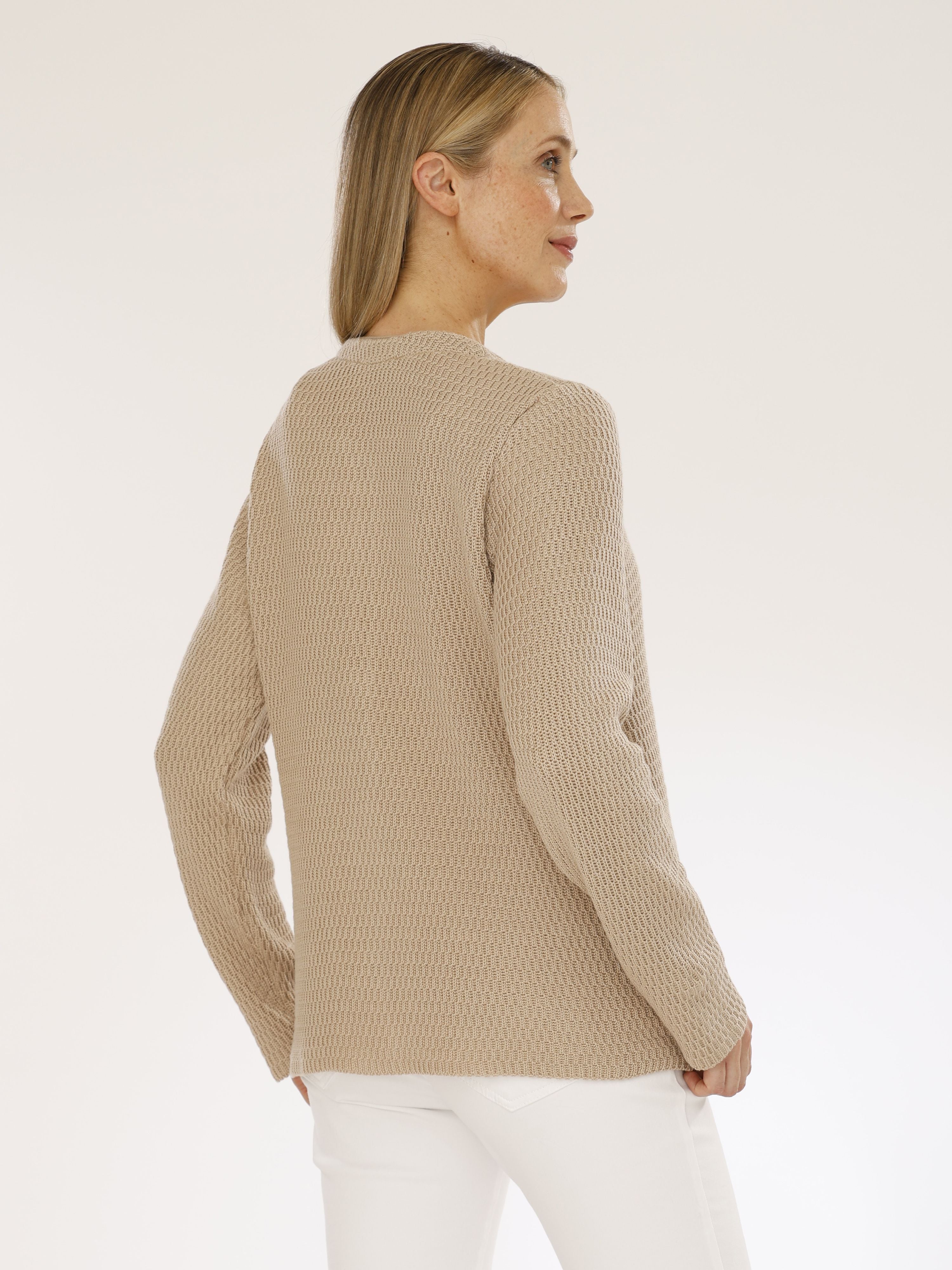 Giletpull Beige Gollehaug ( 12002/153 )