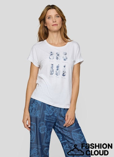 T-Shirt Wit Rabe ( 121320/6003 )