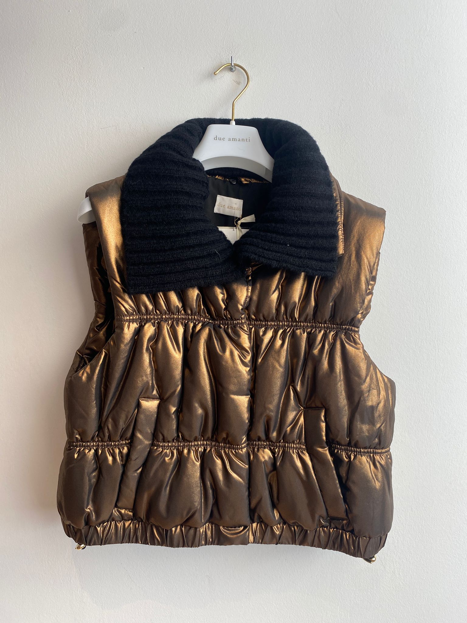 Giletvest Bruin Due Amanti ( Snowy/Dark Bronze )