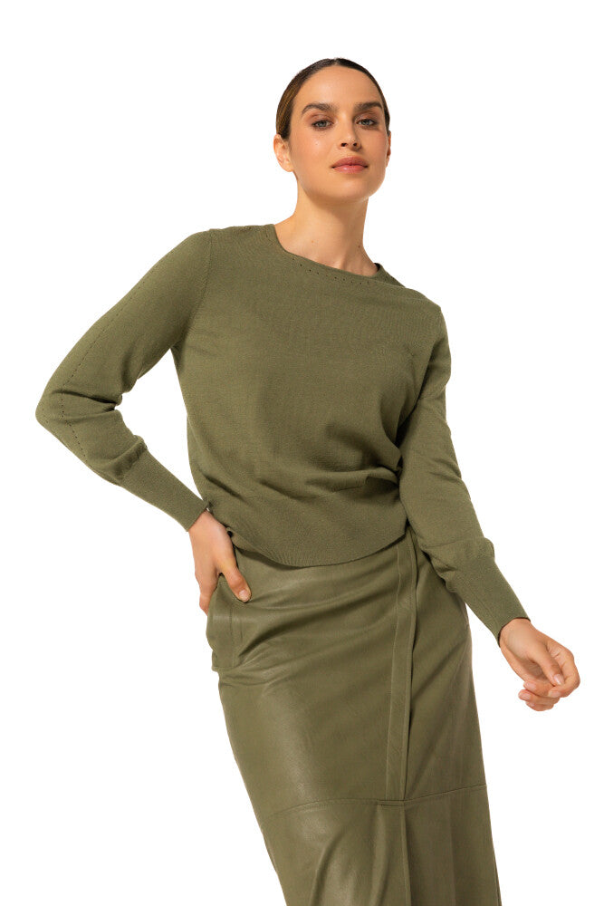 Pull Olijfgroen Caroline Biss ( 4258/61 )