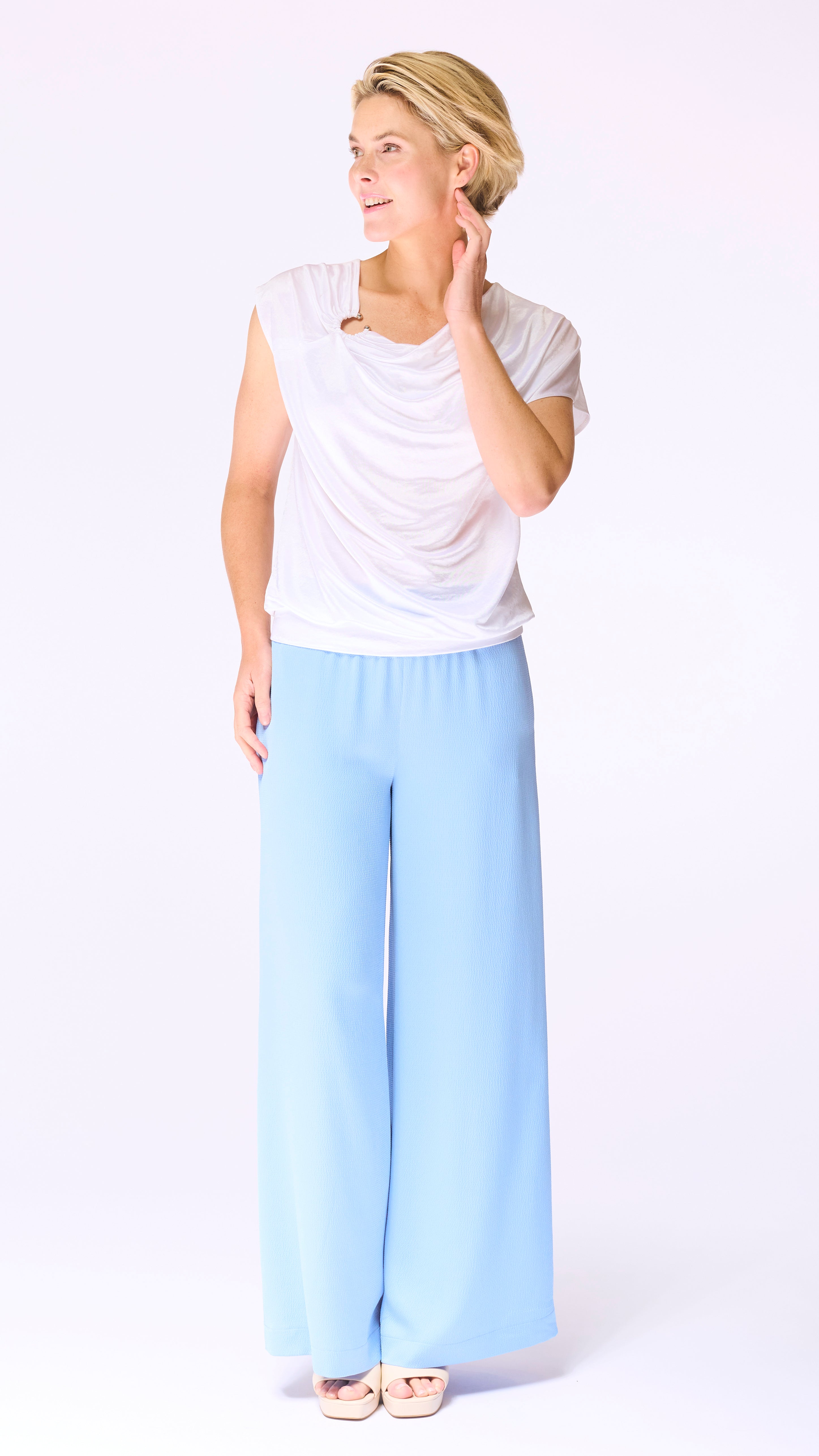 Broek Bleekblauw Accent Fashion ( Soleil 4730/Iceblue )