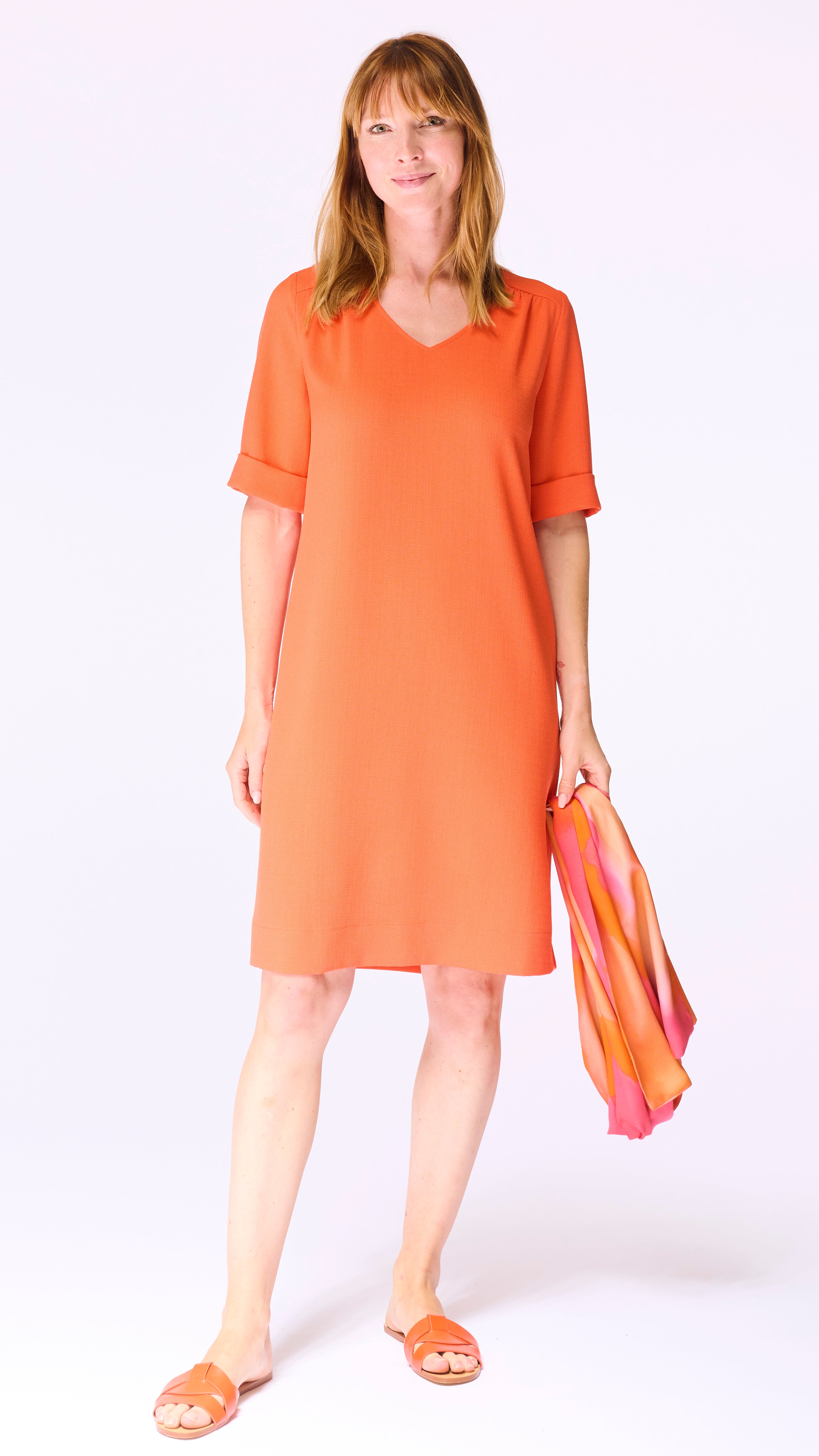Kleedje Oranje Accent Fashion ( Confetti 18511/Sprit )