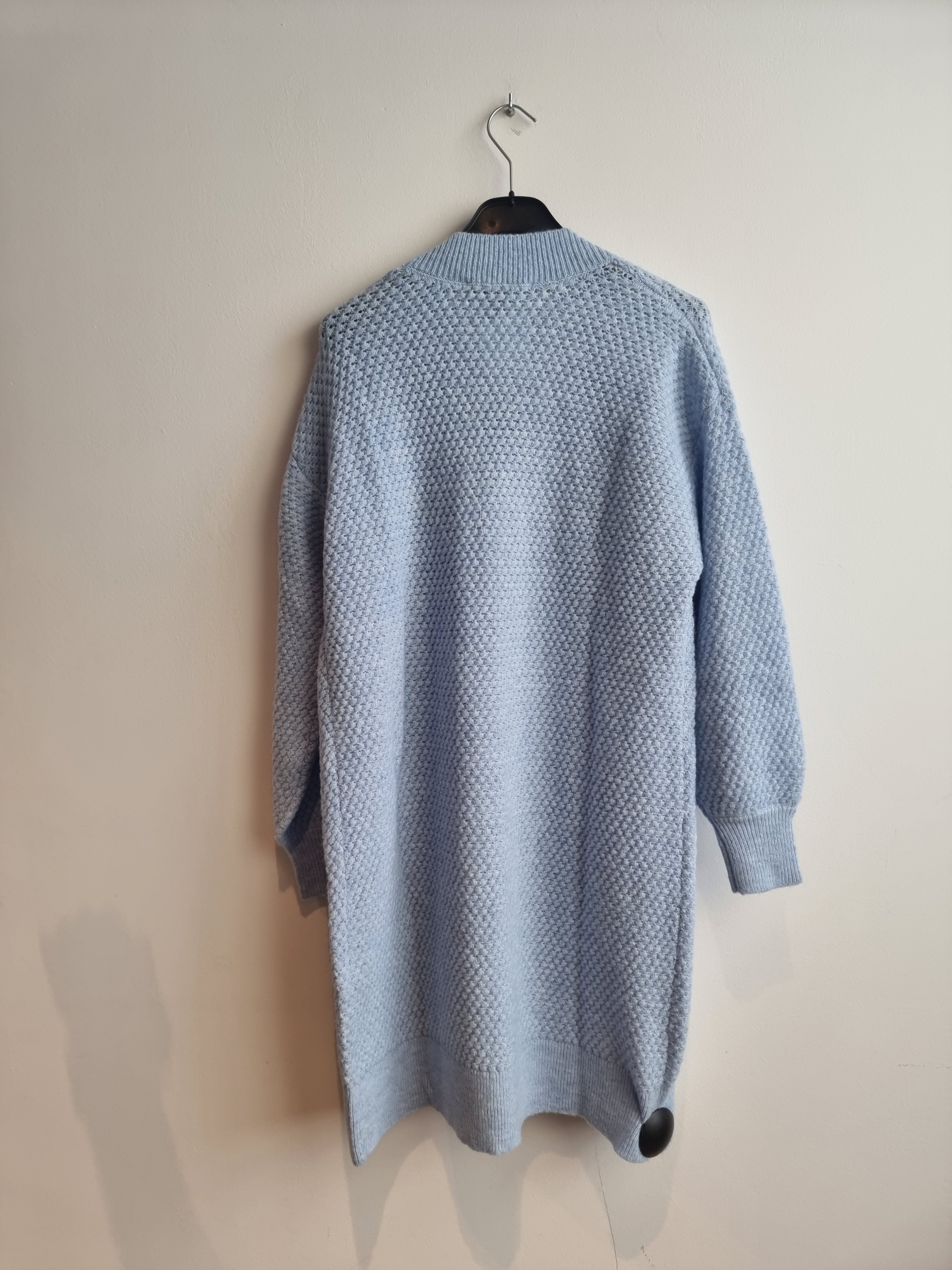 Pull gilet Bleu pâle Bleu Iv ( Messaline/385 )