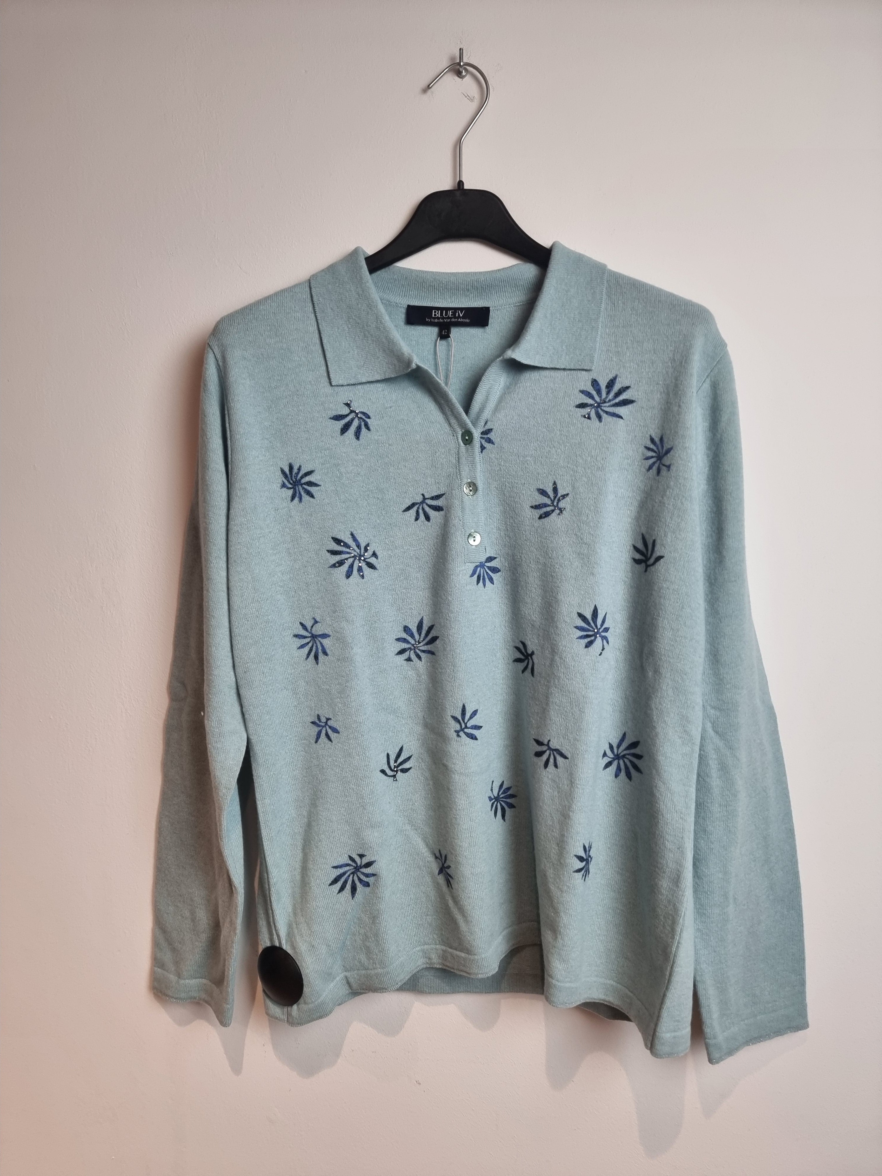 Pull Vert Bleu Iv ( Celles/395 )