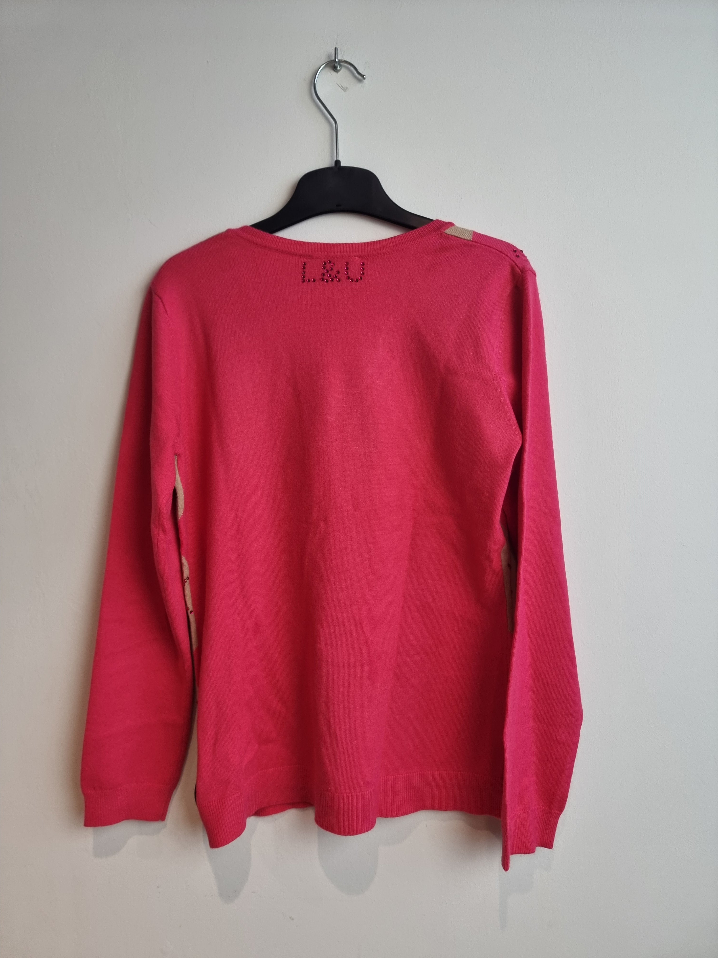 Pull Fuchia Léo &amp; Ugo ( Aw491/Fuchia Camel )