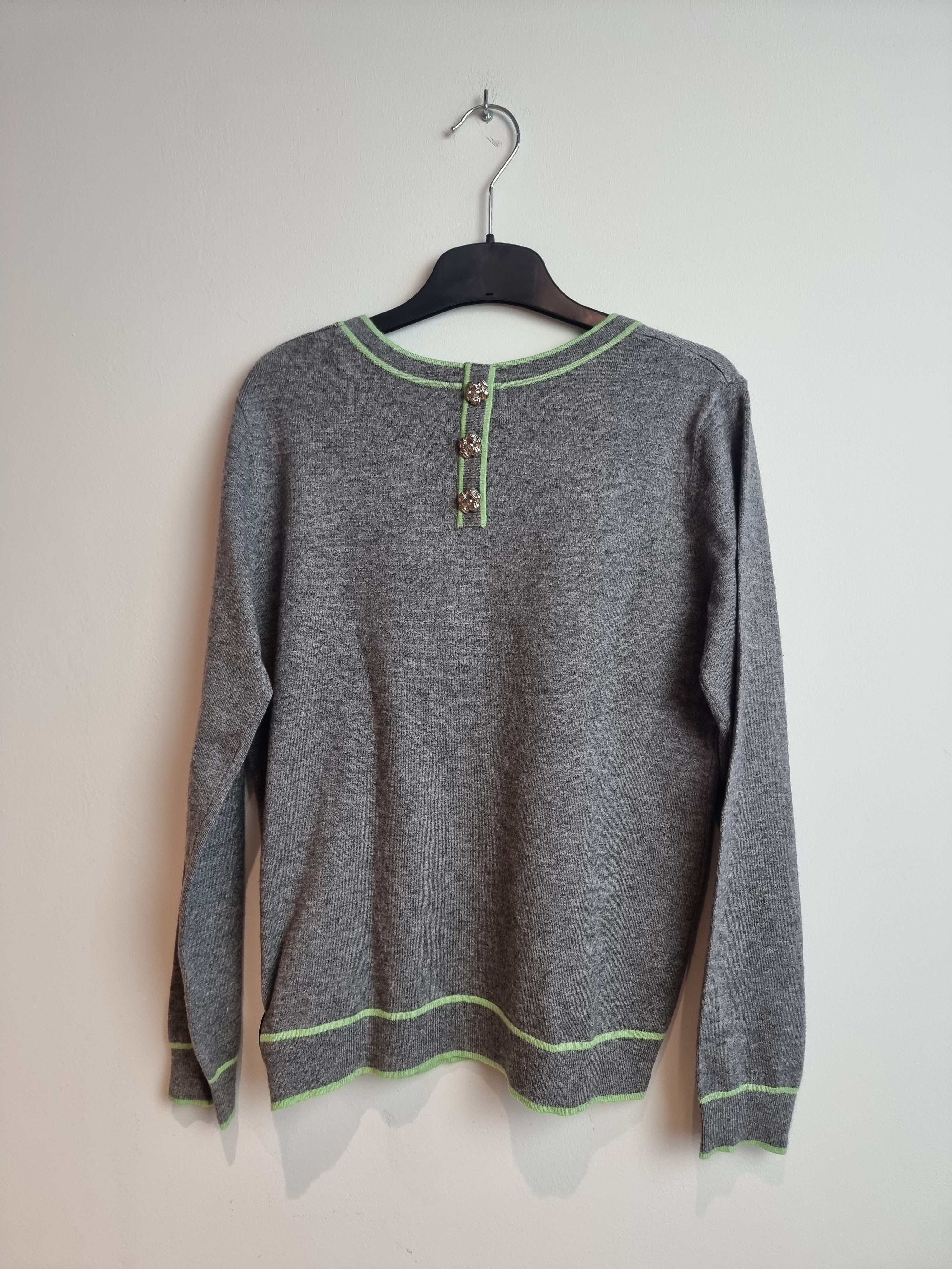 Pull Gris Leo &amp; Ugo ( Aw421/Gris Foncé Menthe )