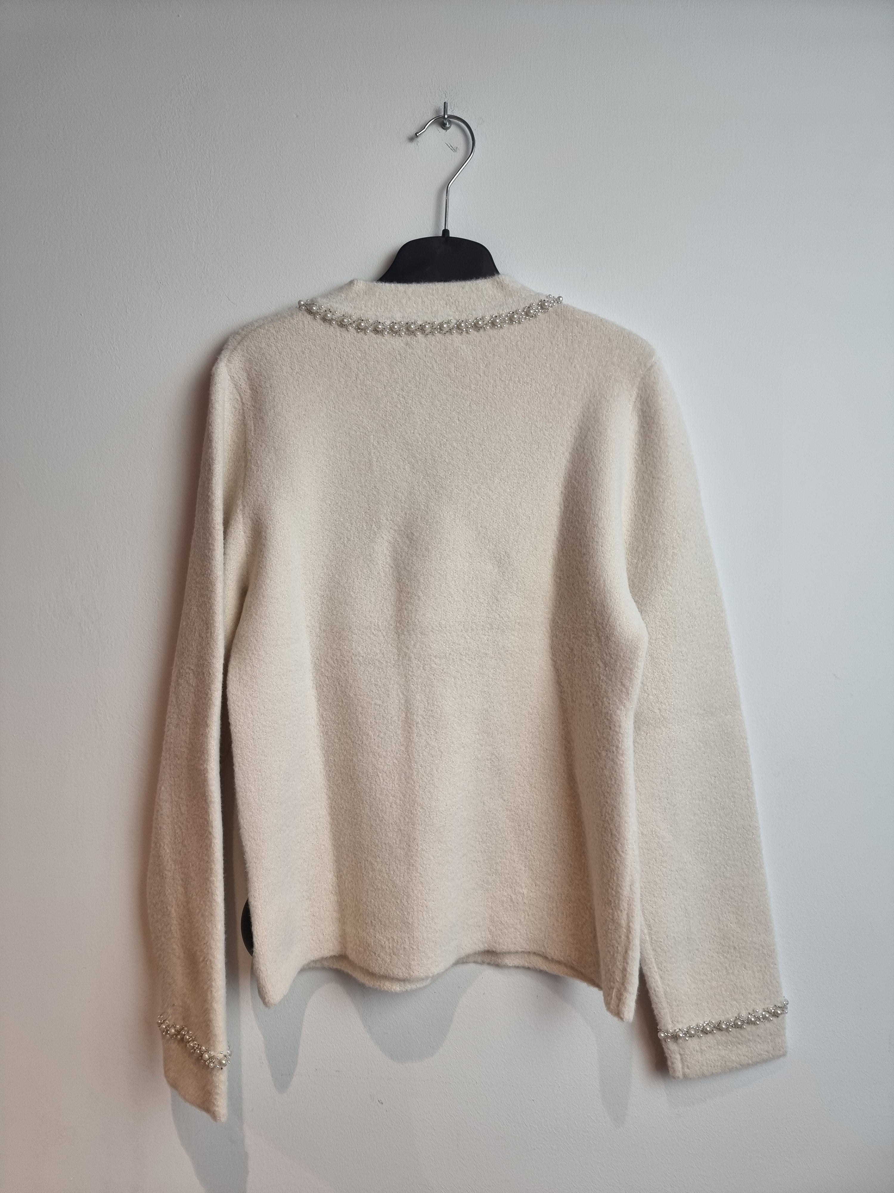 Pull sans manches Écru Leo &amp; Ugo (Rh632/Offwhite)