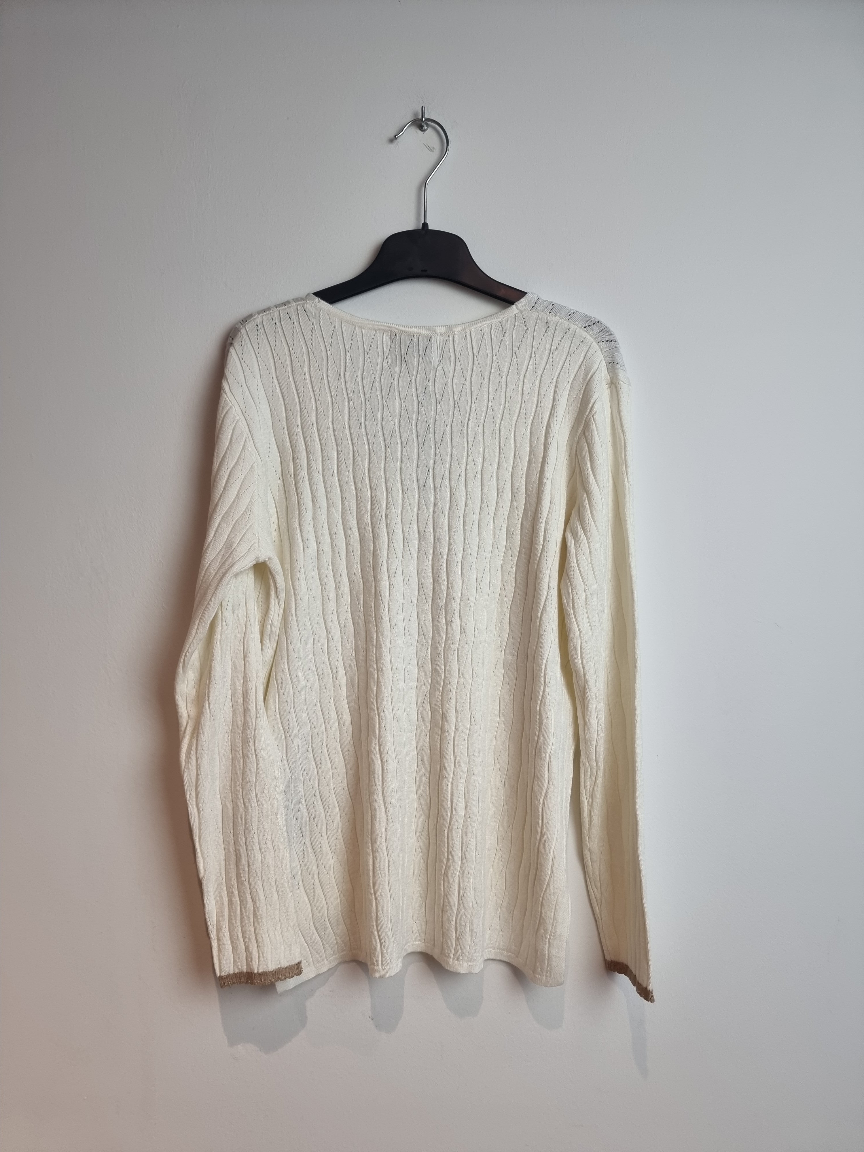 Pull Blanc Leo &amp; Ugo ( Aw458/Offwhite Gold )