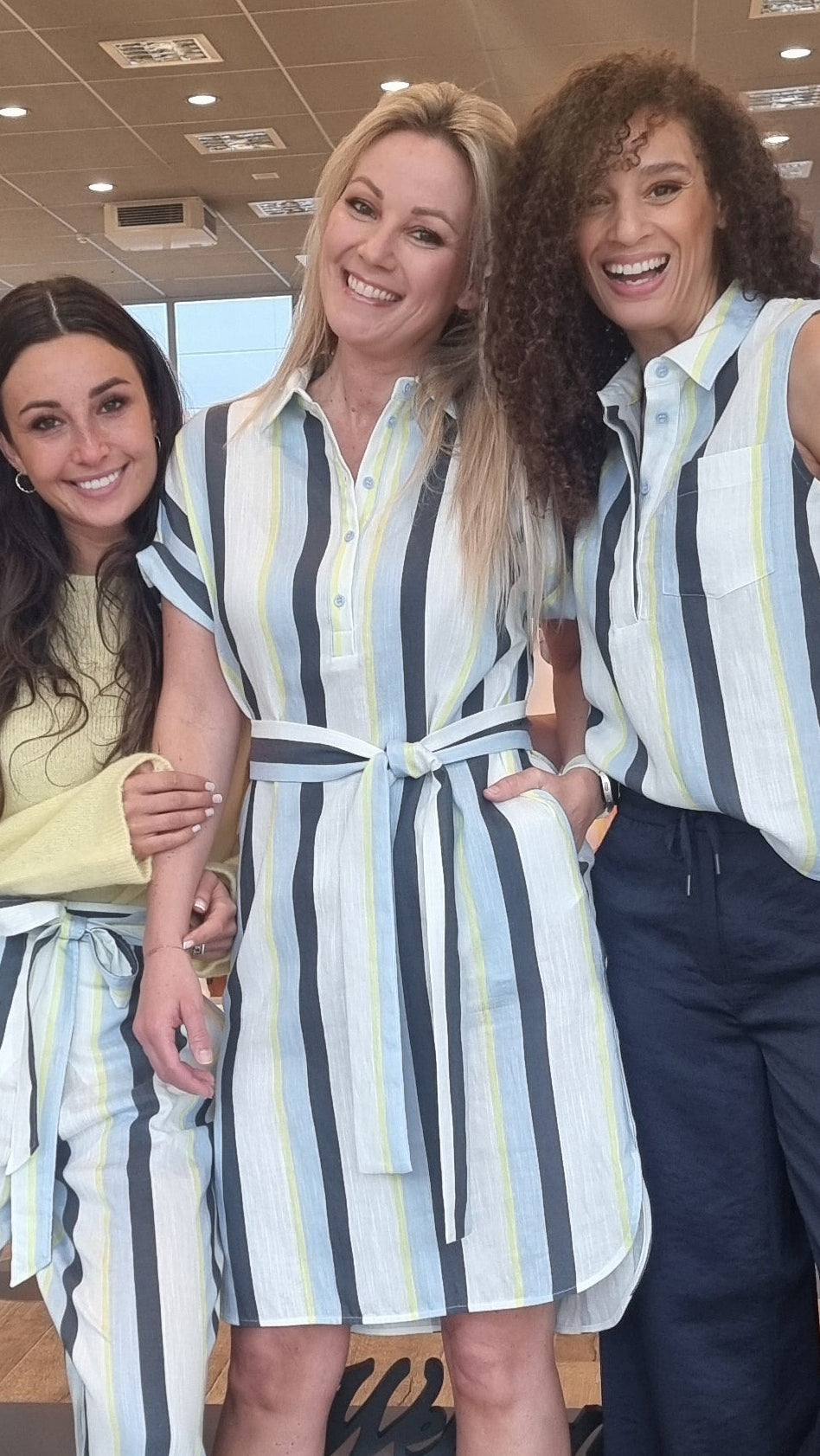 Kleedje Bleekblauw Due Amanti ( Ylos/Multi Stripe )